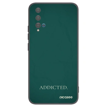Picasee husă neagră din silicon pentru Huawei Nova 5T - Addicted