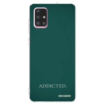 Picasee husă transparentă din silicon pentru Samsung Galaxy A71 A715F - Addicted