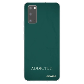 Picasee husă transparentă din silicon pentru Samsung Galaxy S20 G980F - Addicted
