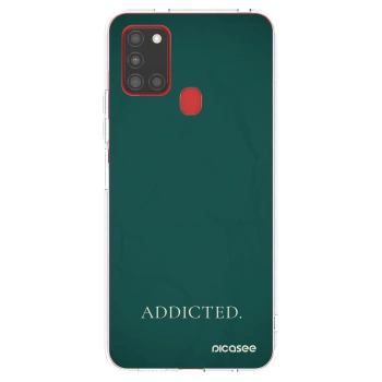 Picasee husă transparentă din silicon pentru Samsung Galaxy A21s - Addicted