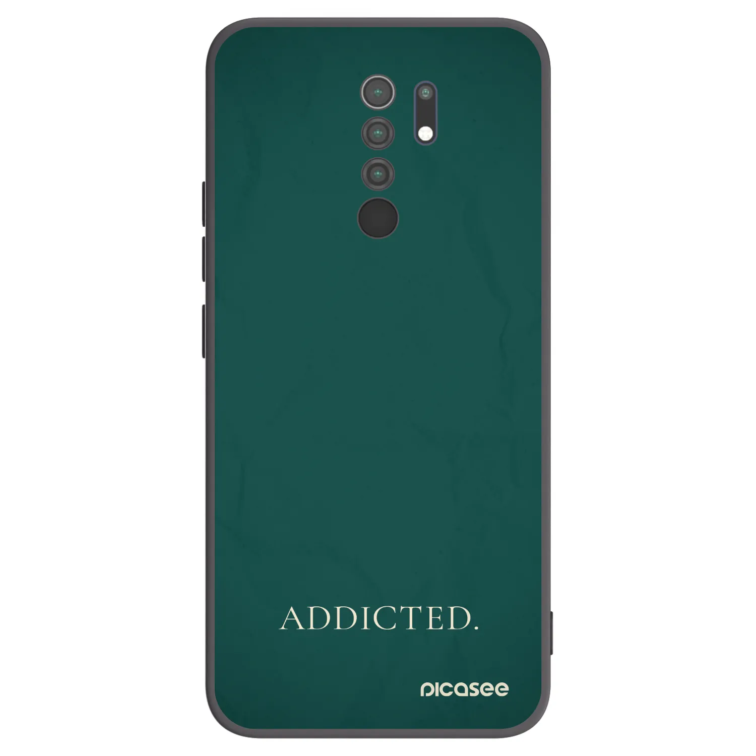 Picasee husă neagră din silicon pentru Xiaomi Redmi 9 - Addicted