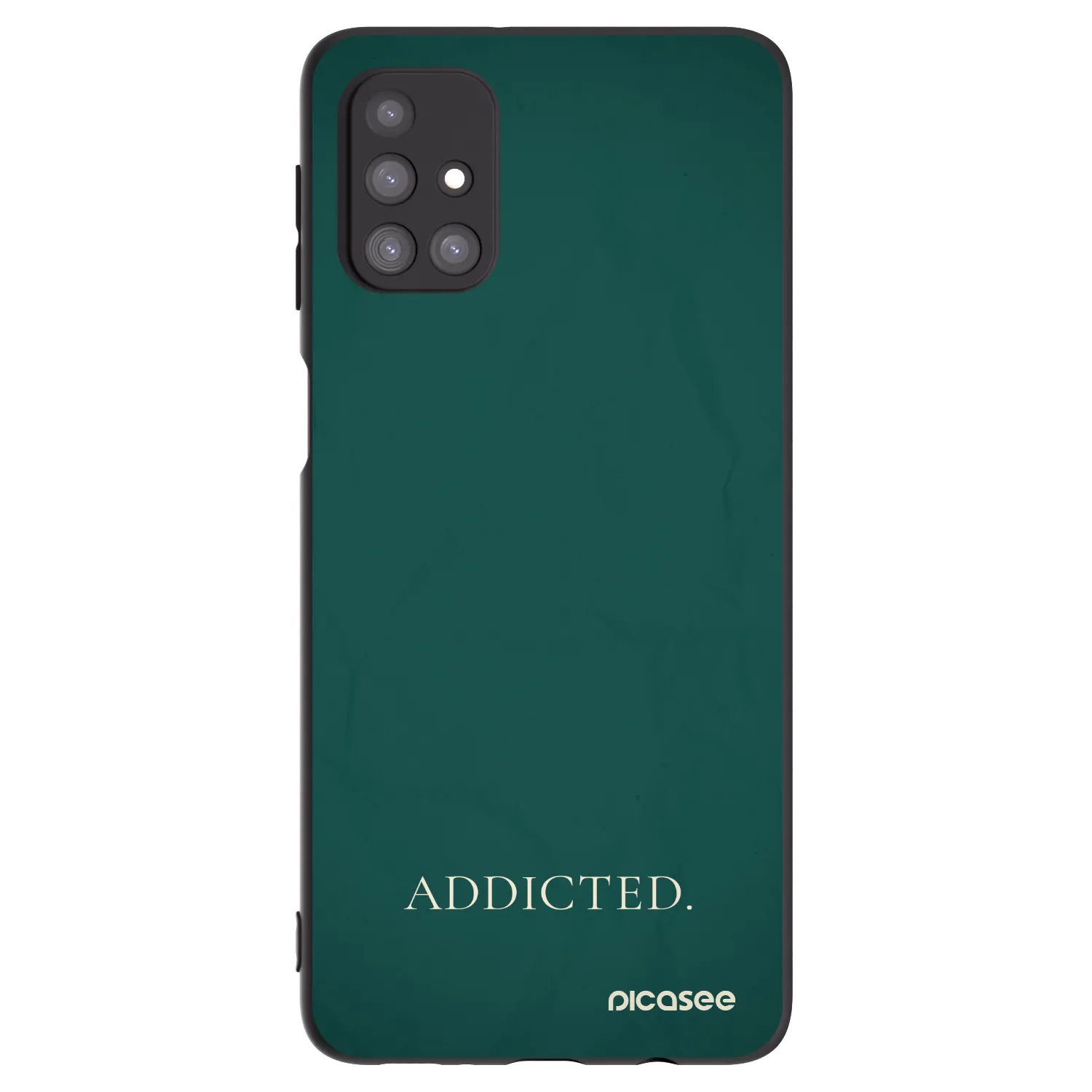 Picasee husă neagră din silicon pentru Samsung Galaxy M31s - Addicted