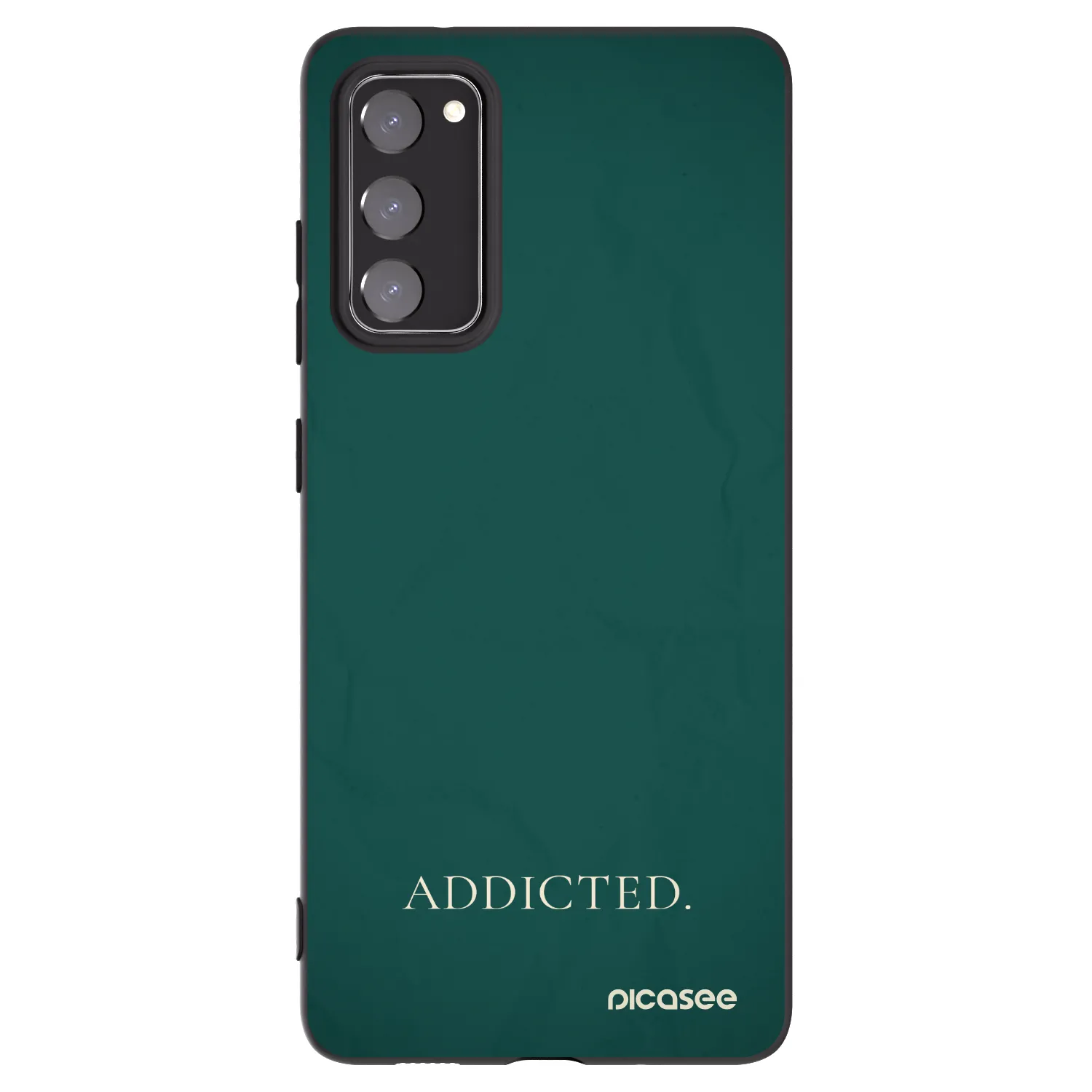 Picasee husă neagră din silicon pentru Samsung Galaxy S20 FE - Addicted