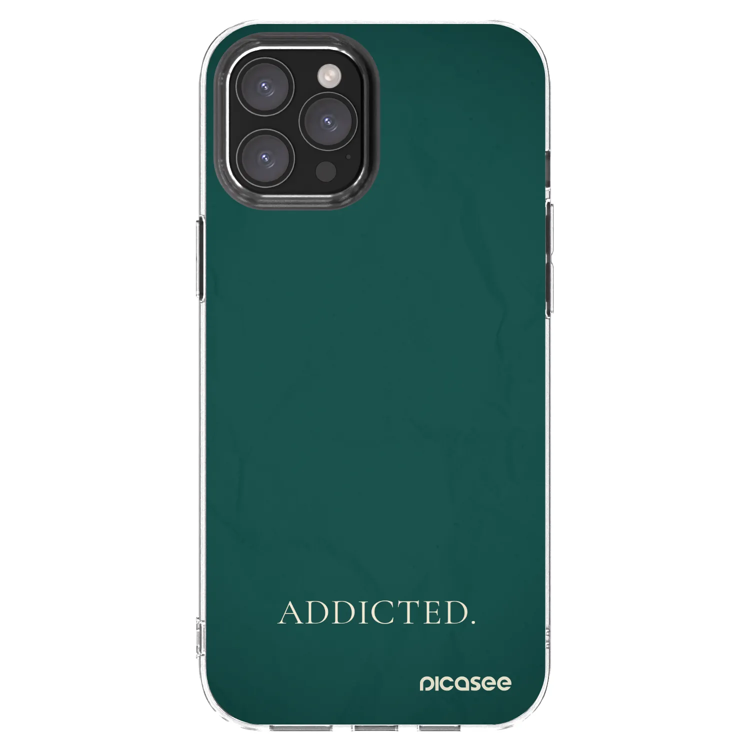 Picasee husă transparentă din silicon pentru Apple iPhone 12 Pro Max - Addicted