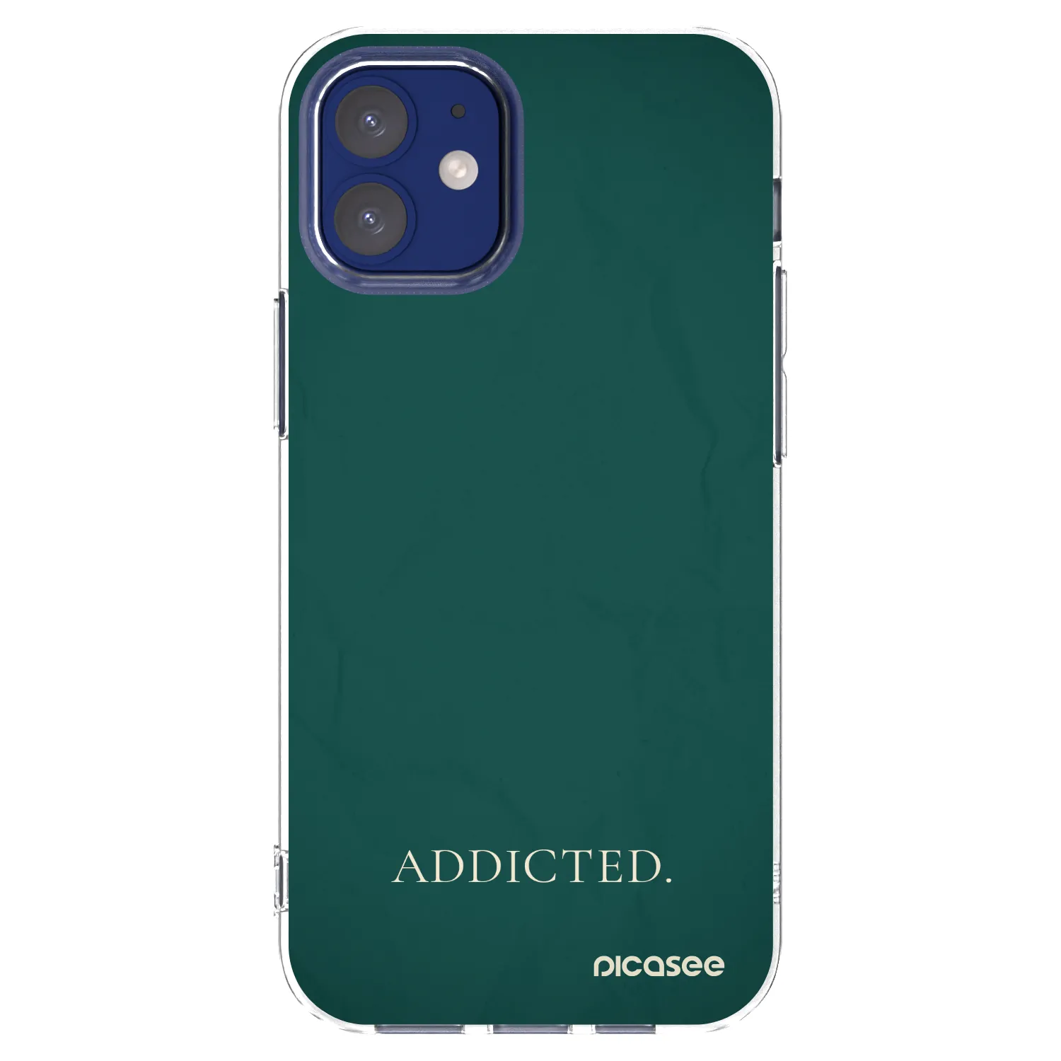 Picasee husă transparentă din silicon pentru Apple iPhone 12 mini - Addicted