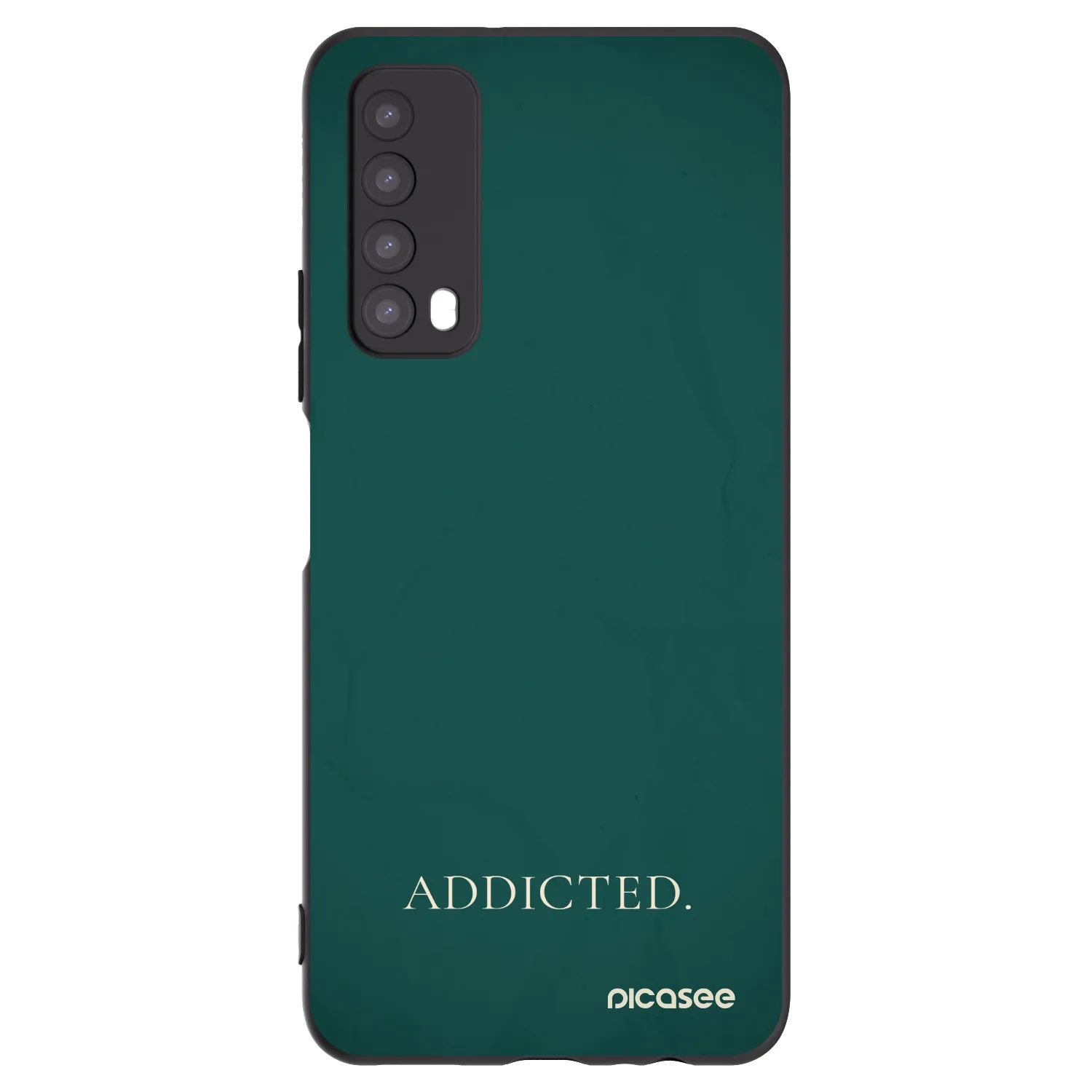 Picasee husă neagră din silicon pentru Huawei P Smart 2021 - Addicted