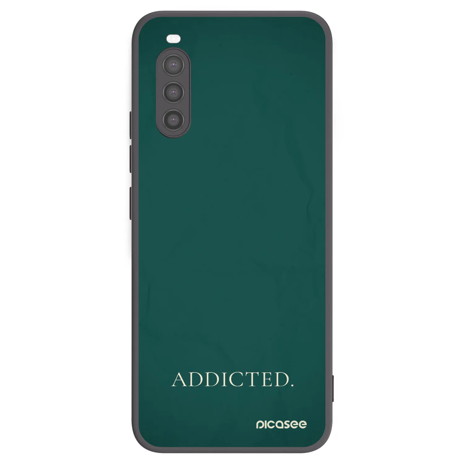 Picasee husă neagră din silicon pentru Sony Xperia 10 II - Addicted