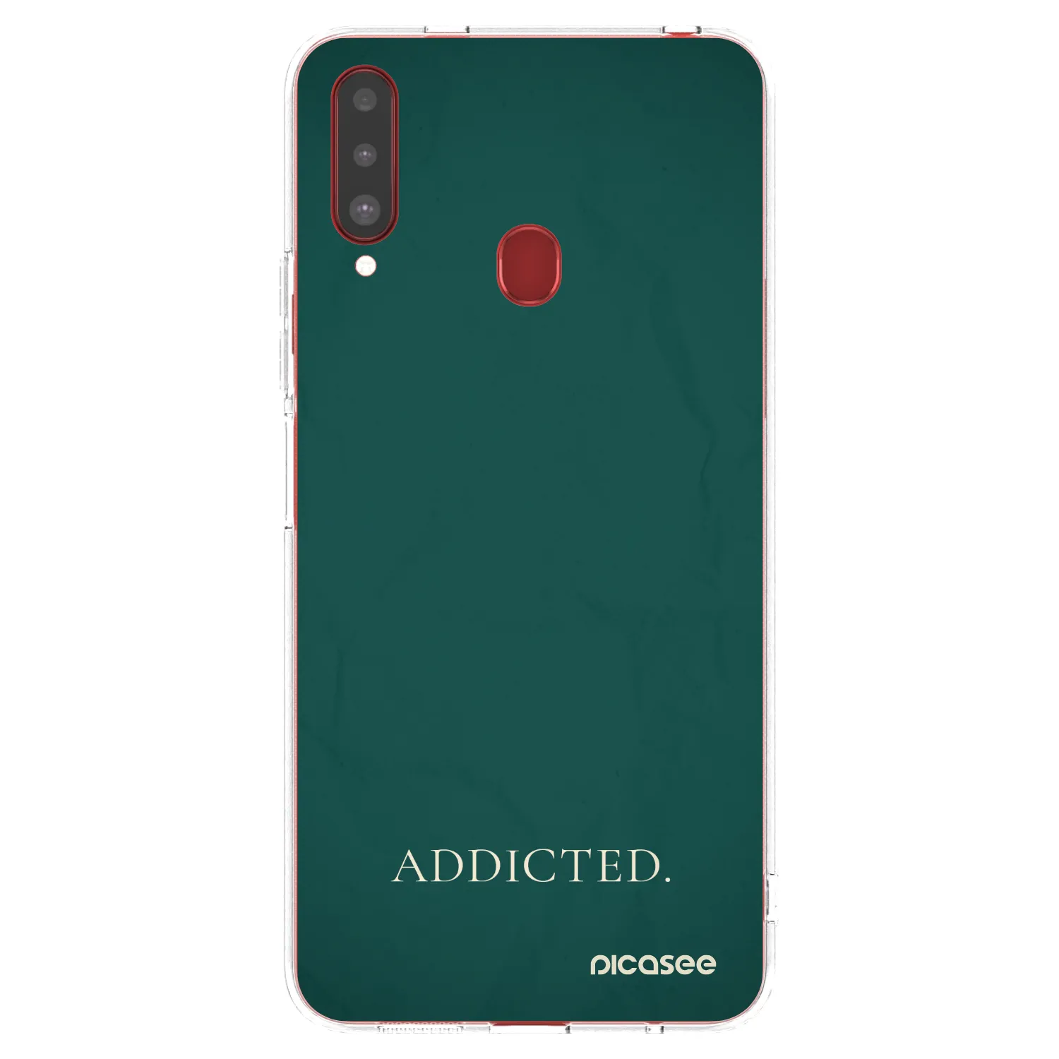 Picasee husă transparentă din silicon pentru Samsung Galaxy A20s - Addicted