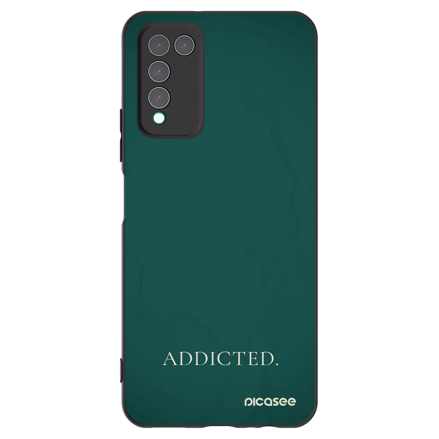 Picasee husă neagră din silicon pentru Honor 10X Lite - Addicted