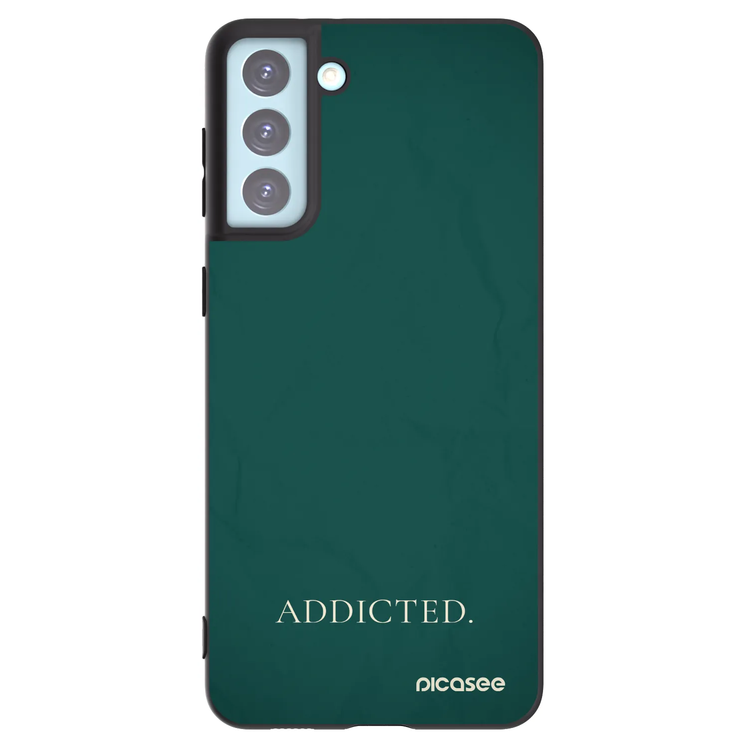 Picasee husă neagră din silicon pentru Samsung Galaxy S21+ 5G G996F - Addicted