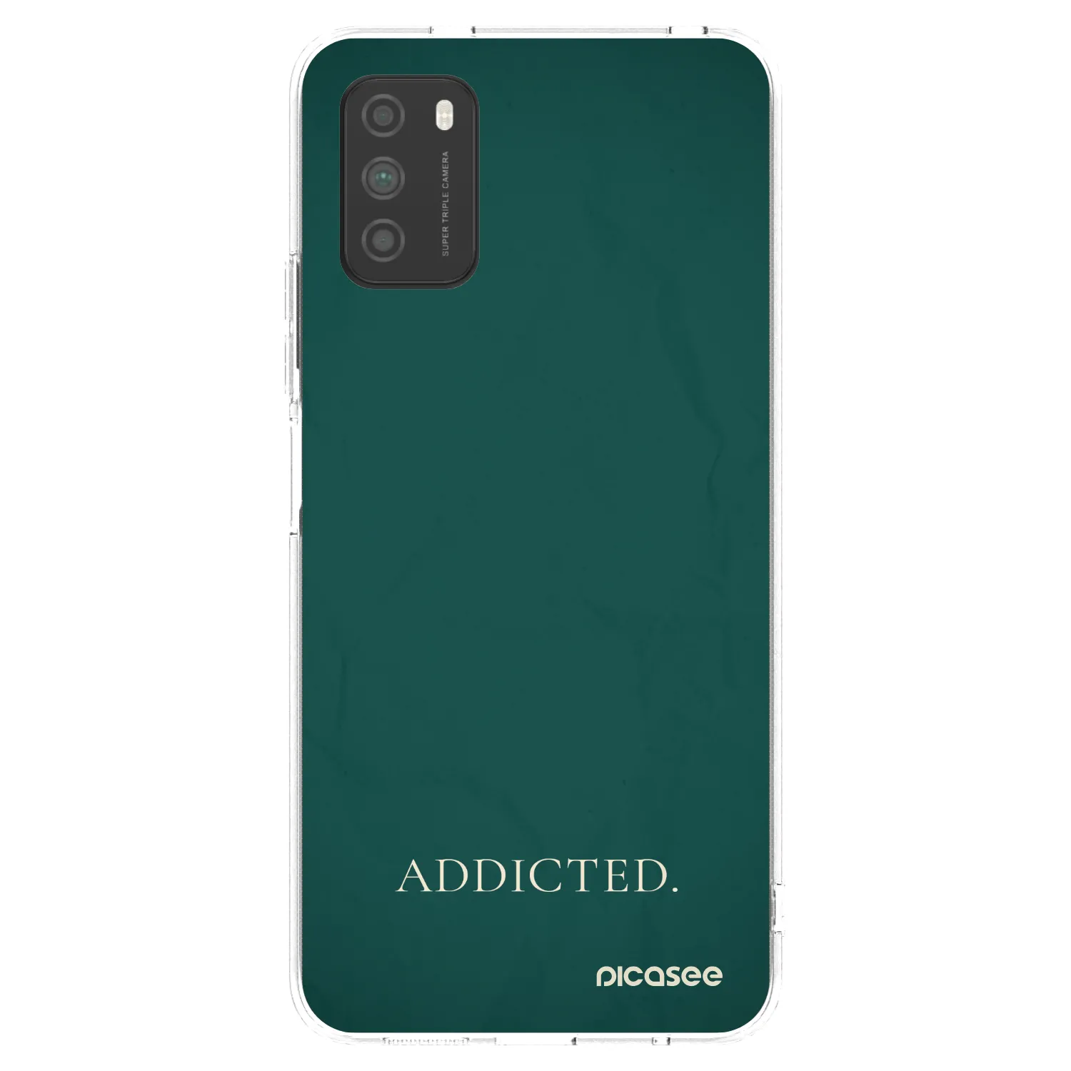 Picasee husă transparentă din silicon pentru Xiaomi Poco M3 - Addicted