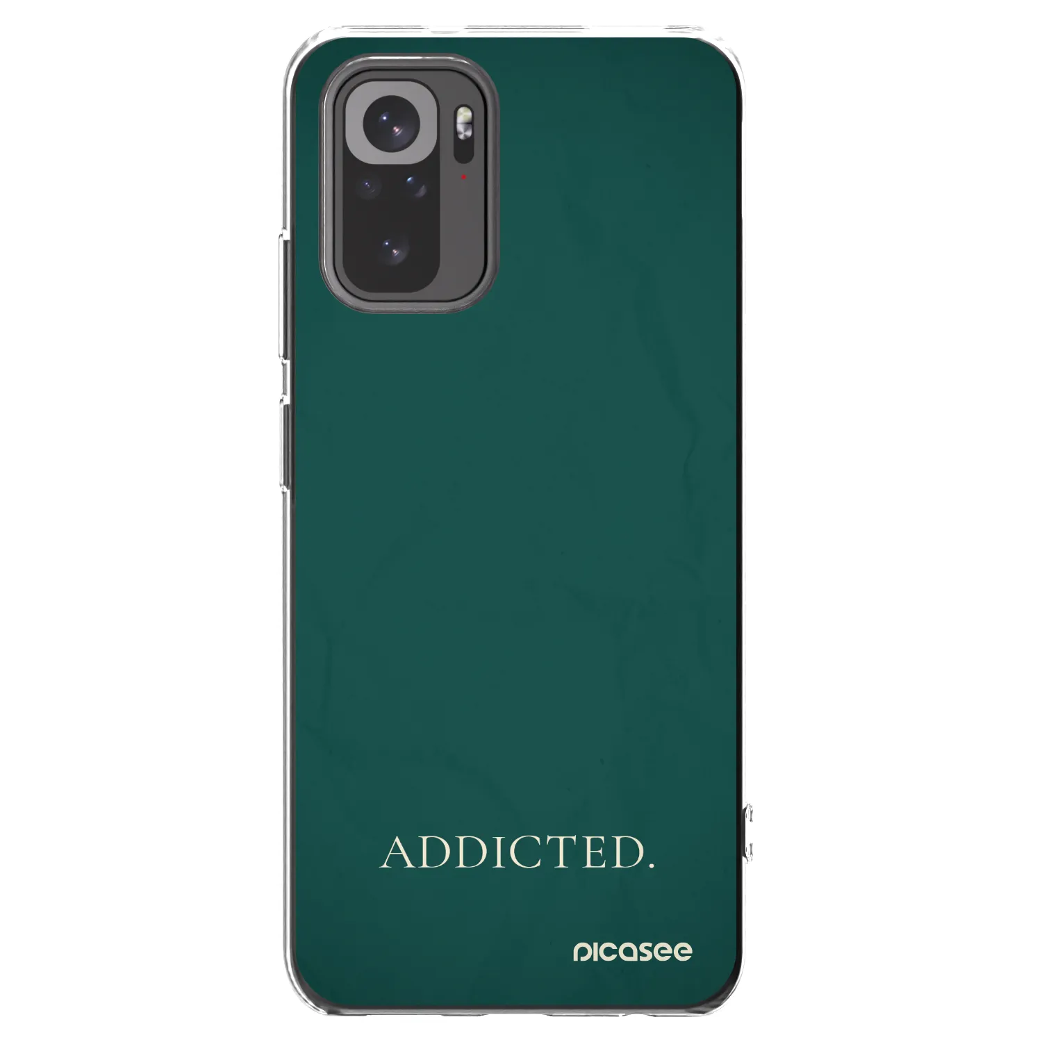 Picasee husă transparentă din silicon pentru Xiaomi Redmi Note 10 - Addicted