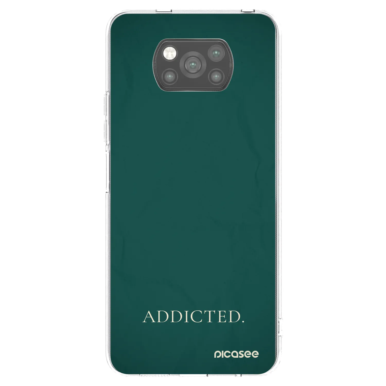 Picasee husă neagră din silicon pentru Xiaomi Poco X3 Pro - Addicted