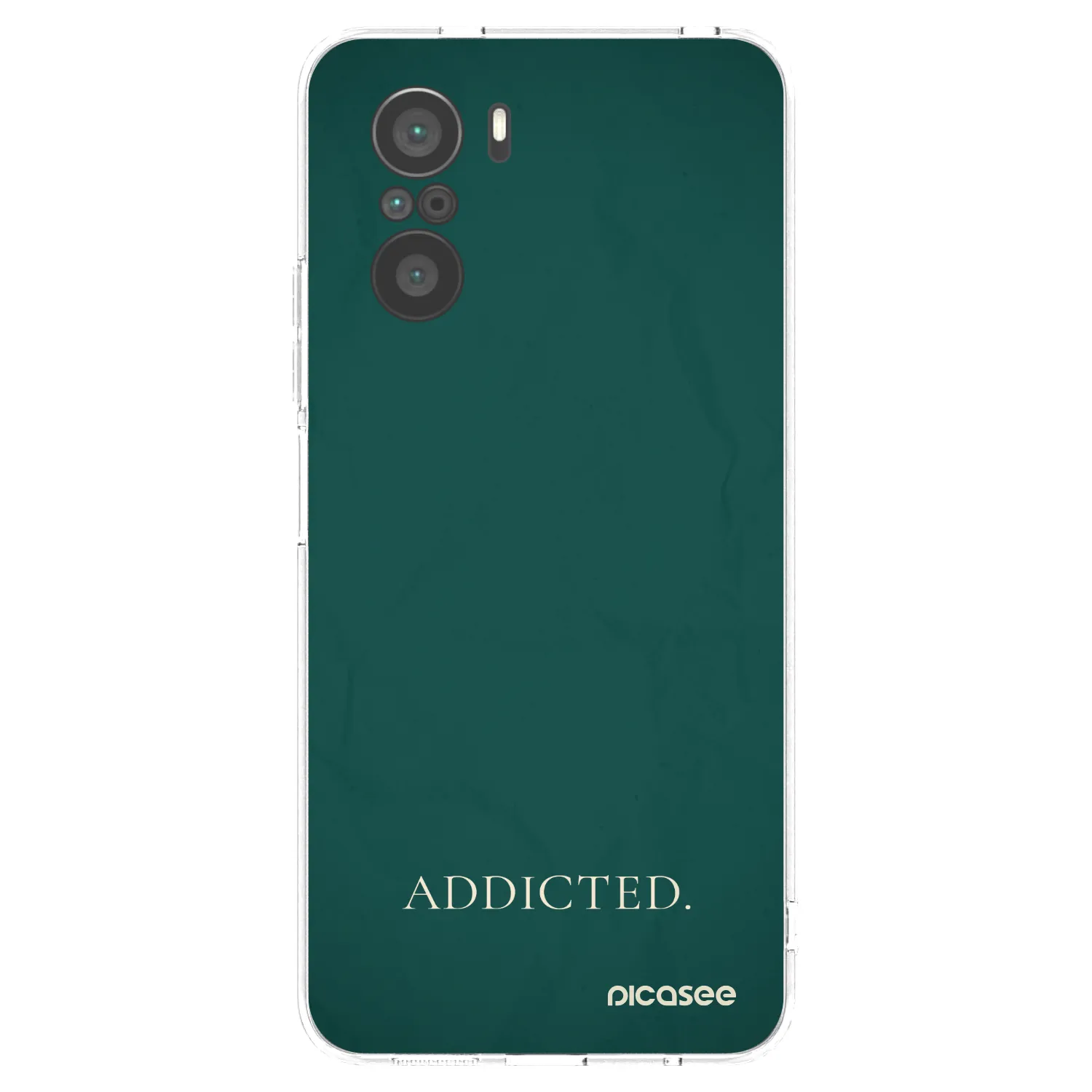 Picasee husă transparentă din silicon pentru Xiaomi Poco F3 - Addicted