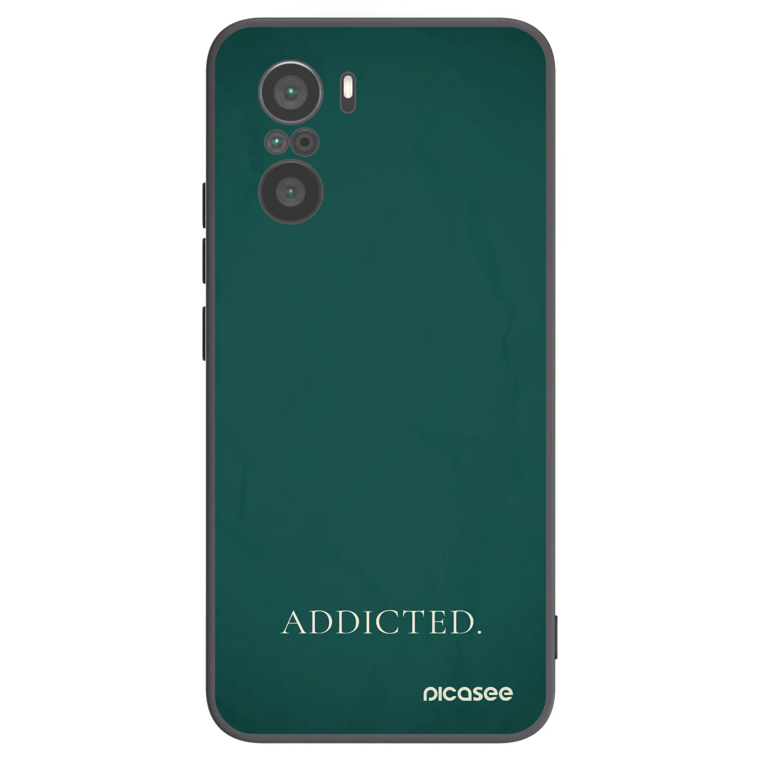 Picasee husă neagră din silicon pentru Xiaomi Poco F3 - Addicted