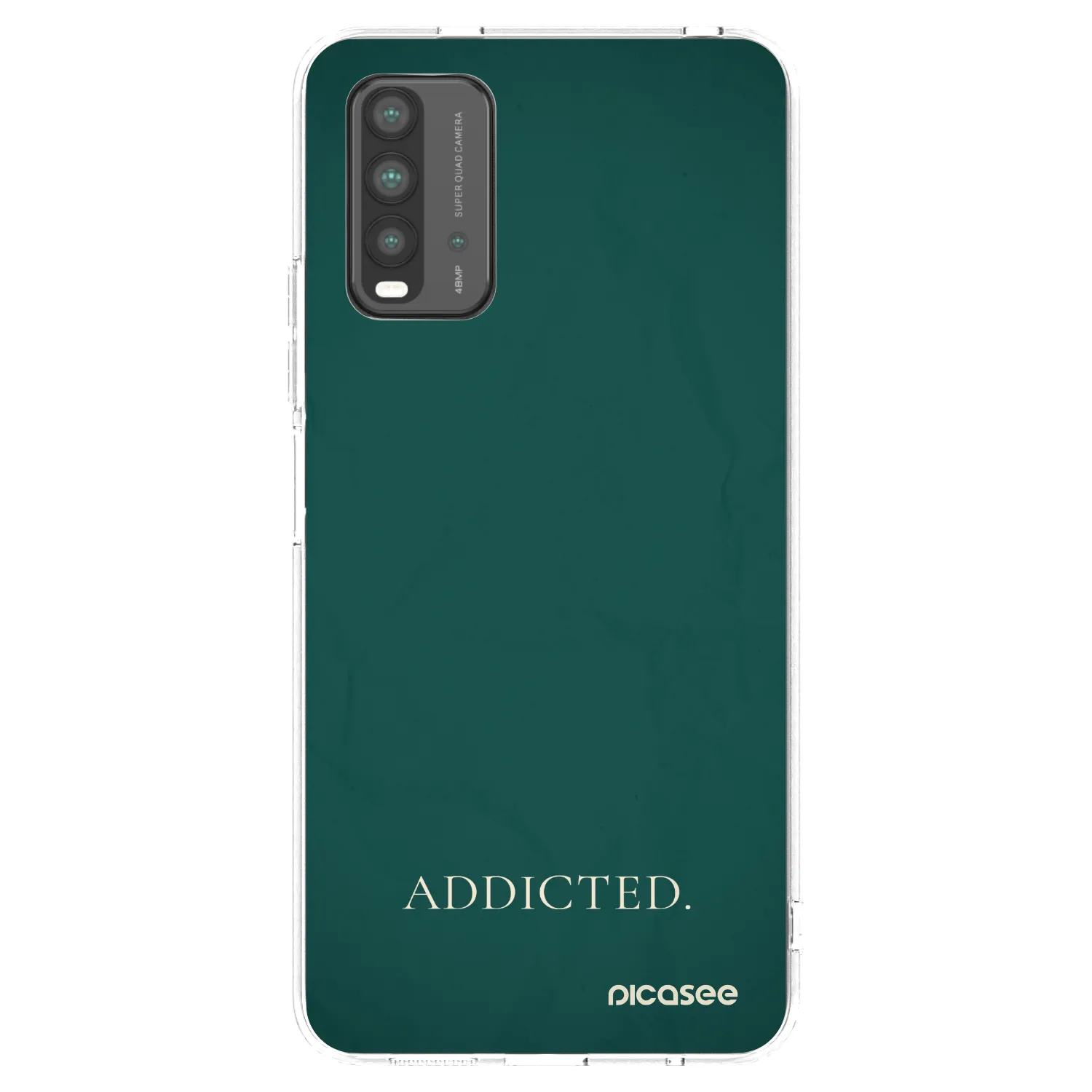 Picasee husă neagră din silicon pentru Xiaomi Redmi 9T - Addicted
