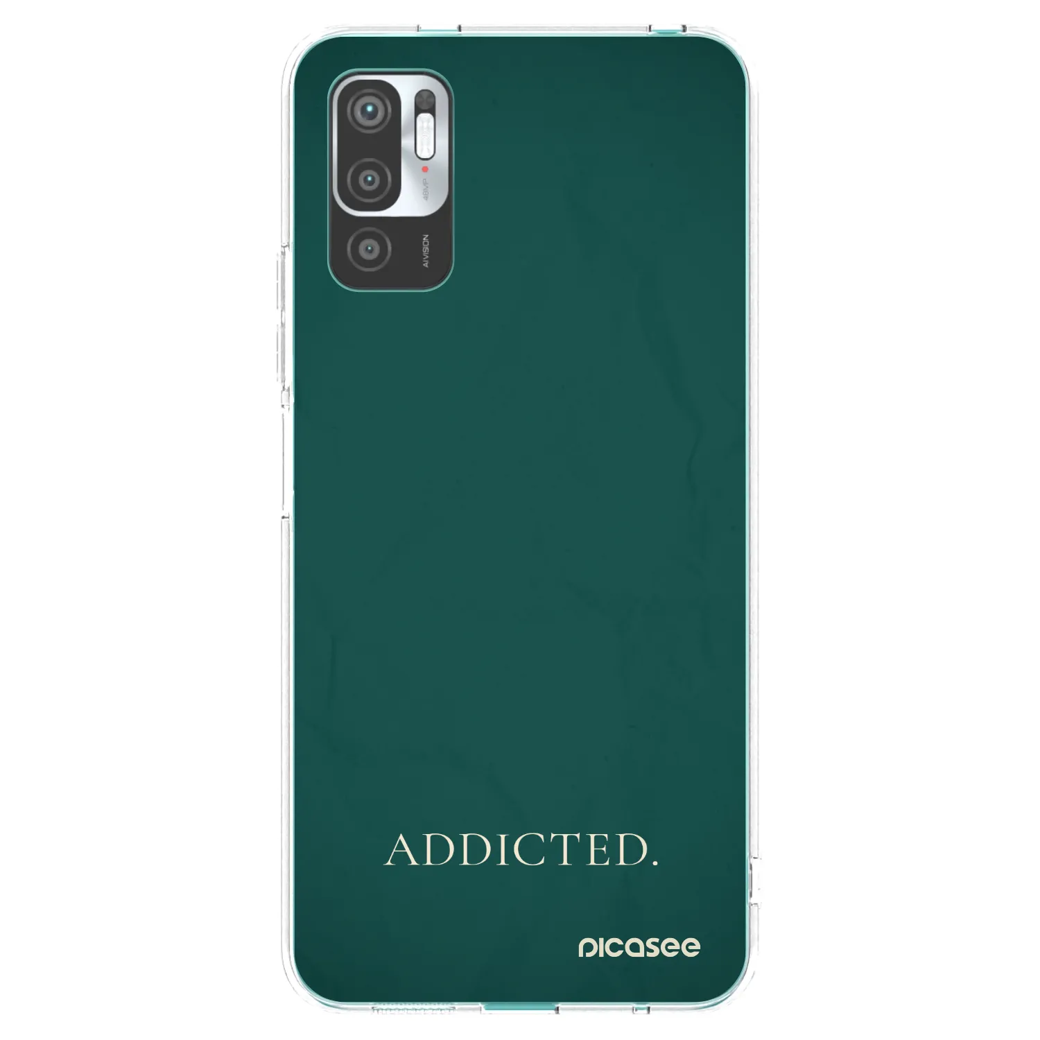 Picasee husă transparentă din silicon pentru Xiaomi Redmi Note 10 5G - Addicted