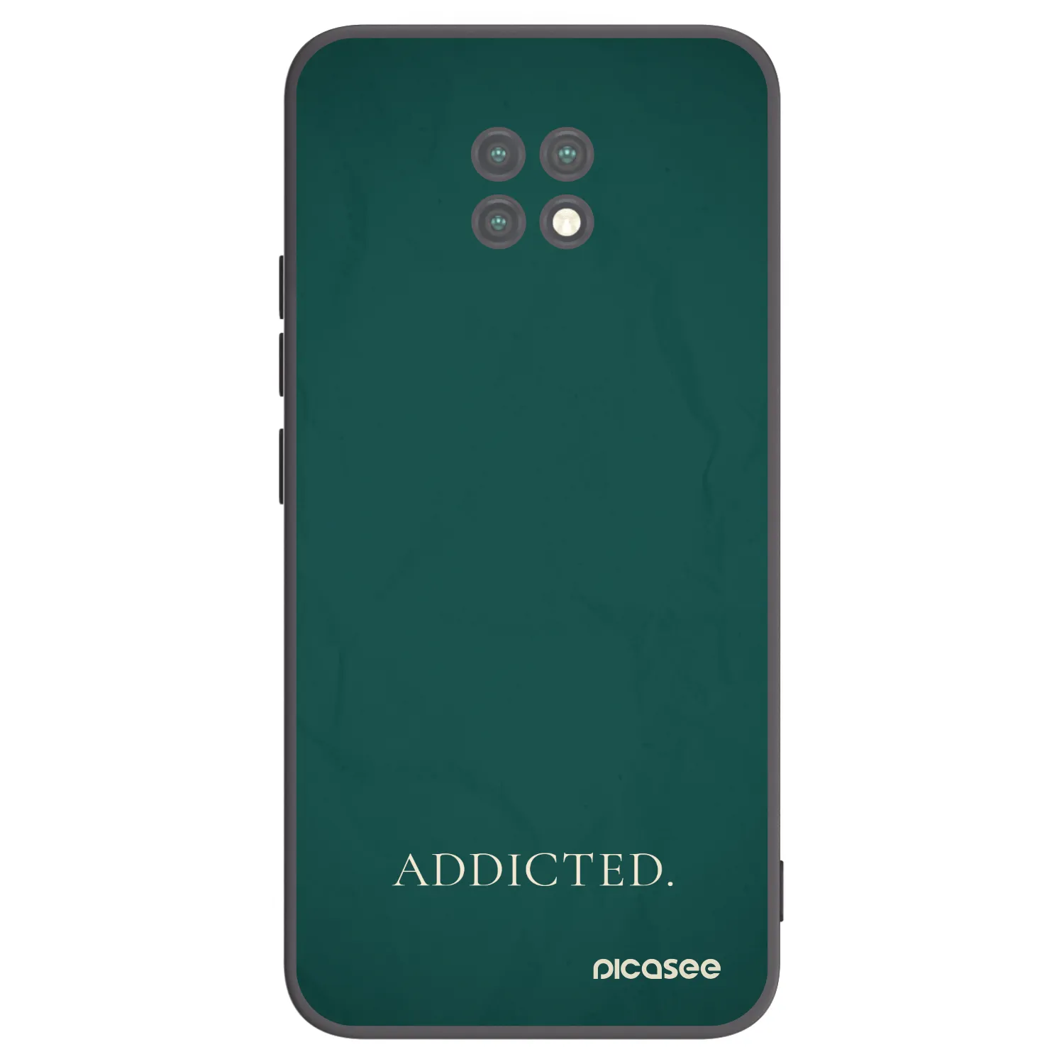 Picasee husă neagră din silicon pentru Xiaomi Redmi Note 9T - Addicted
