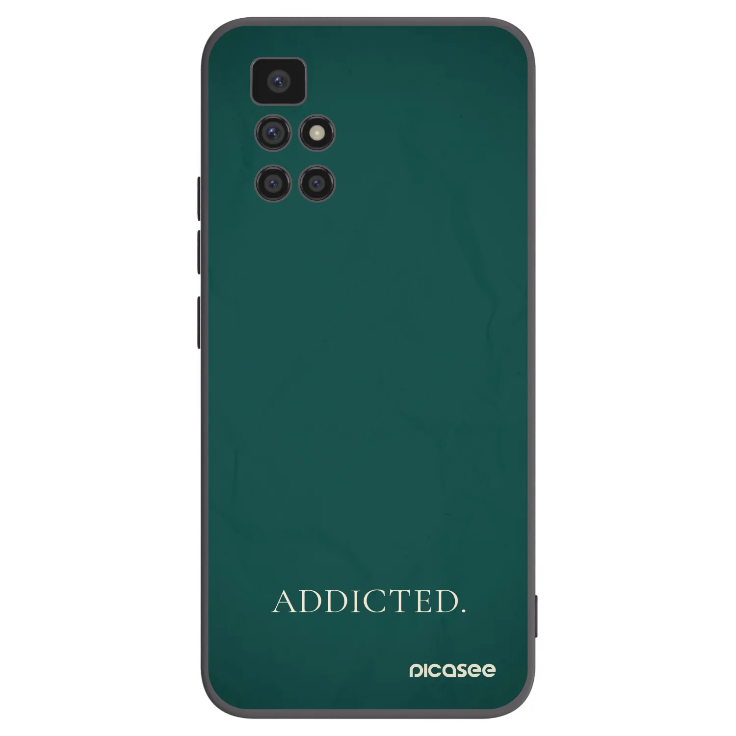 Picasee husă neagră din silicon pentru Xiaomi Redmi 10 - Addicted