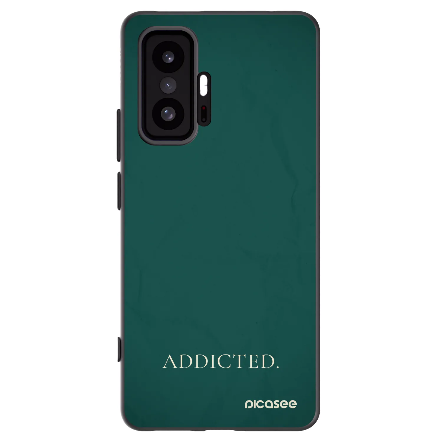 Picasee husă neagră din silicon pentru Xiaomi 11T - Addicted