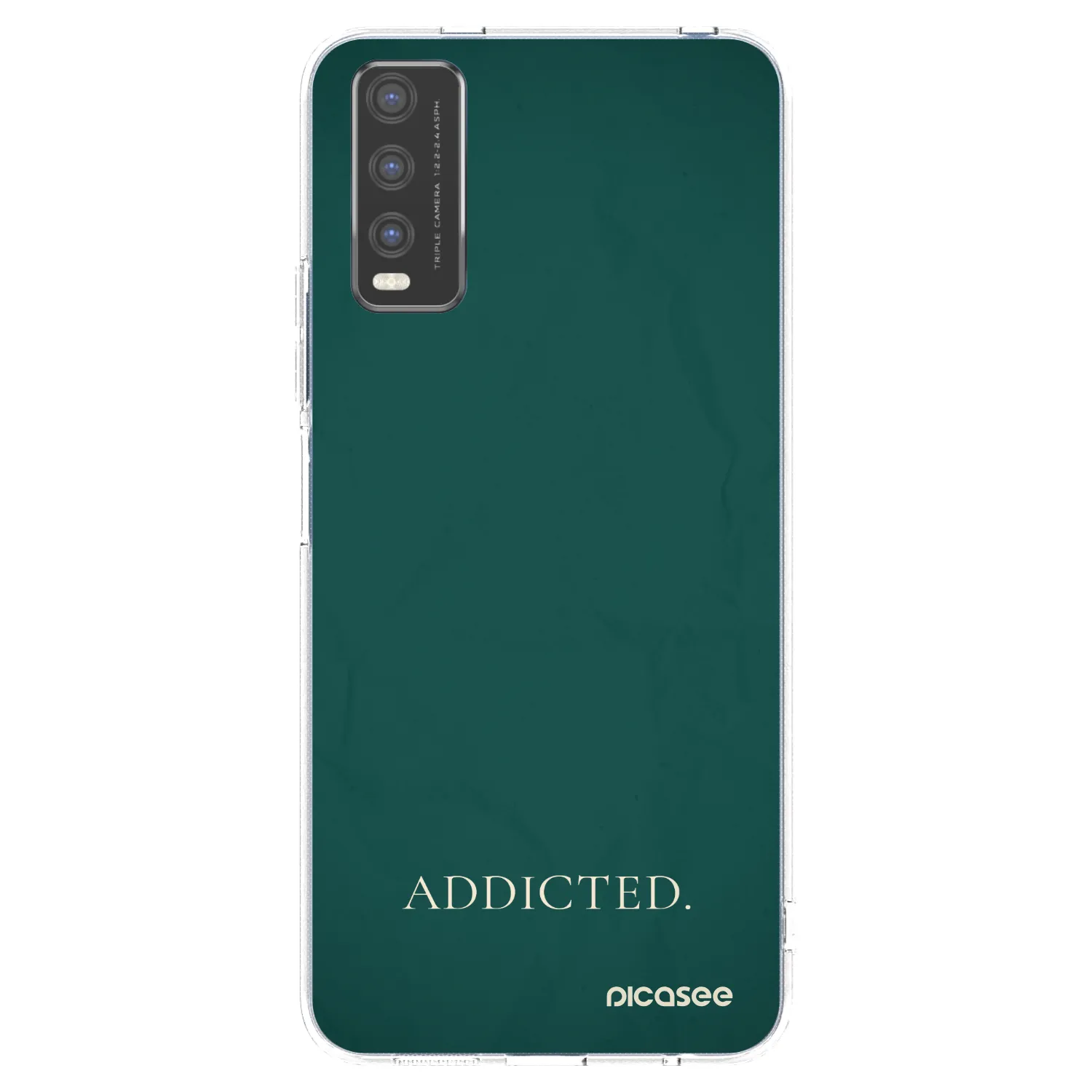 Picasee husă transparentă din silicon pentru Vivo Y20s - Addicted