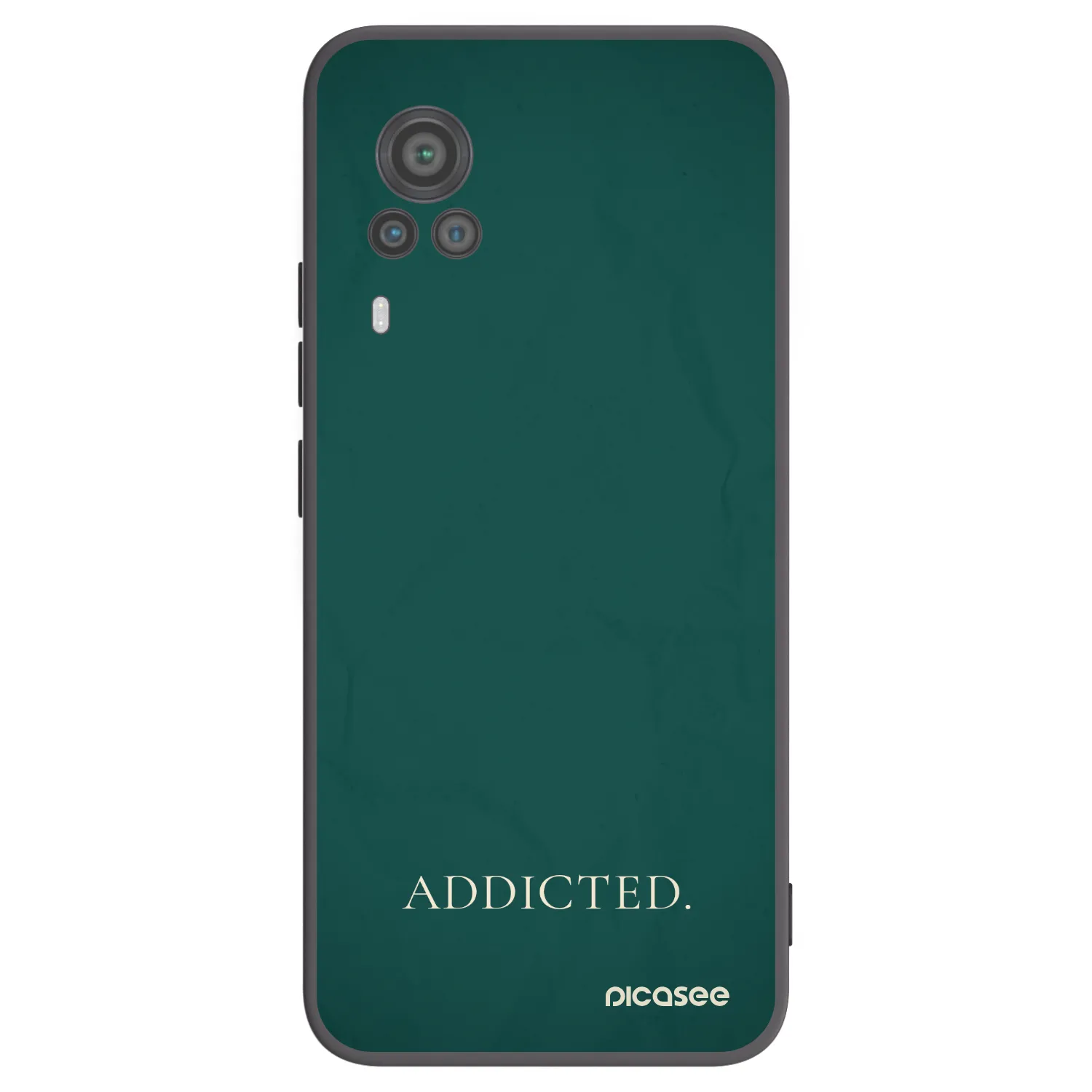 Picasee husă neagră din silicon pentru Vivo X60 Pro 5G - Addicted