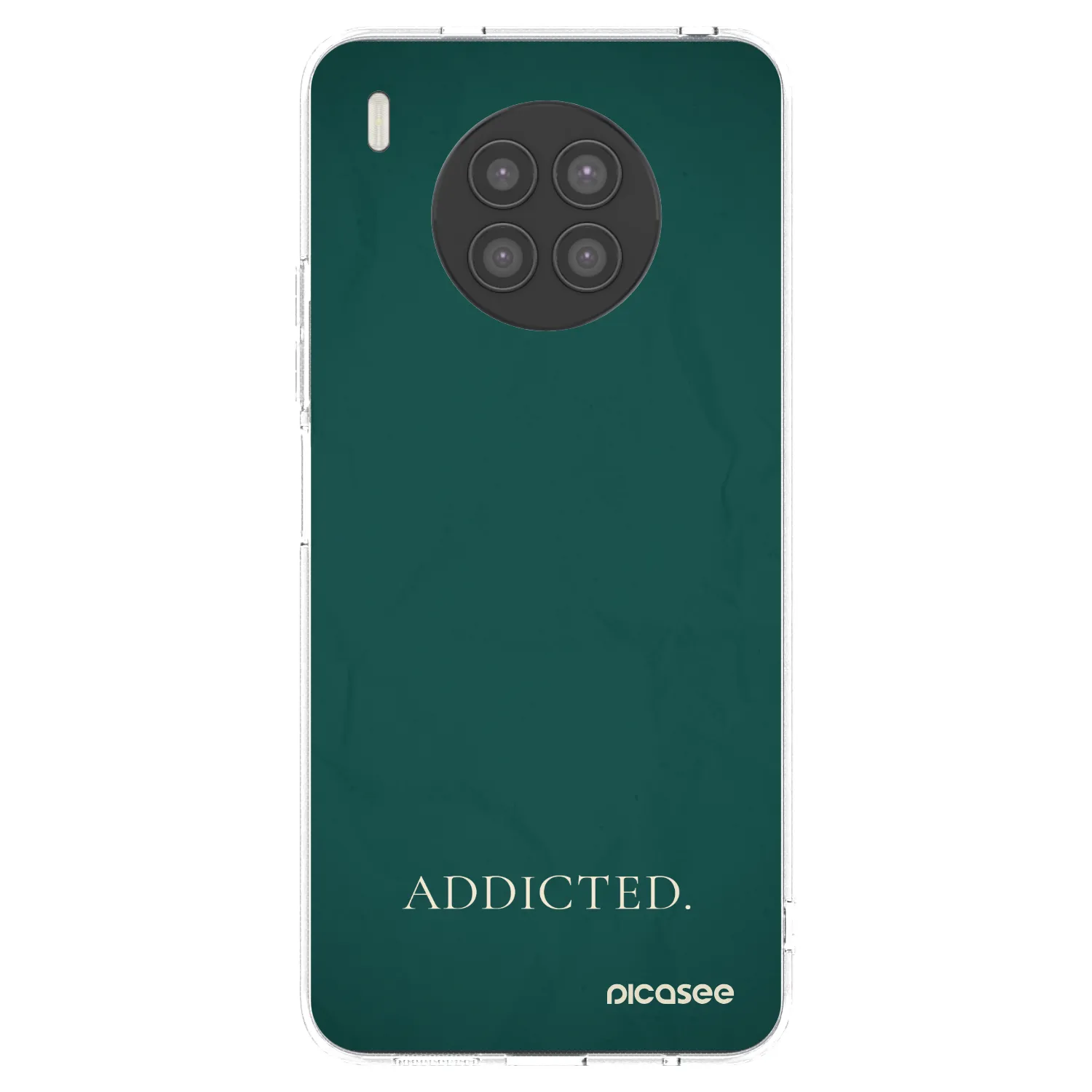 Picasee husă transparentă din silicon pentru Huawei Nova 8i - Addicted