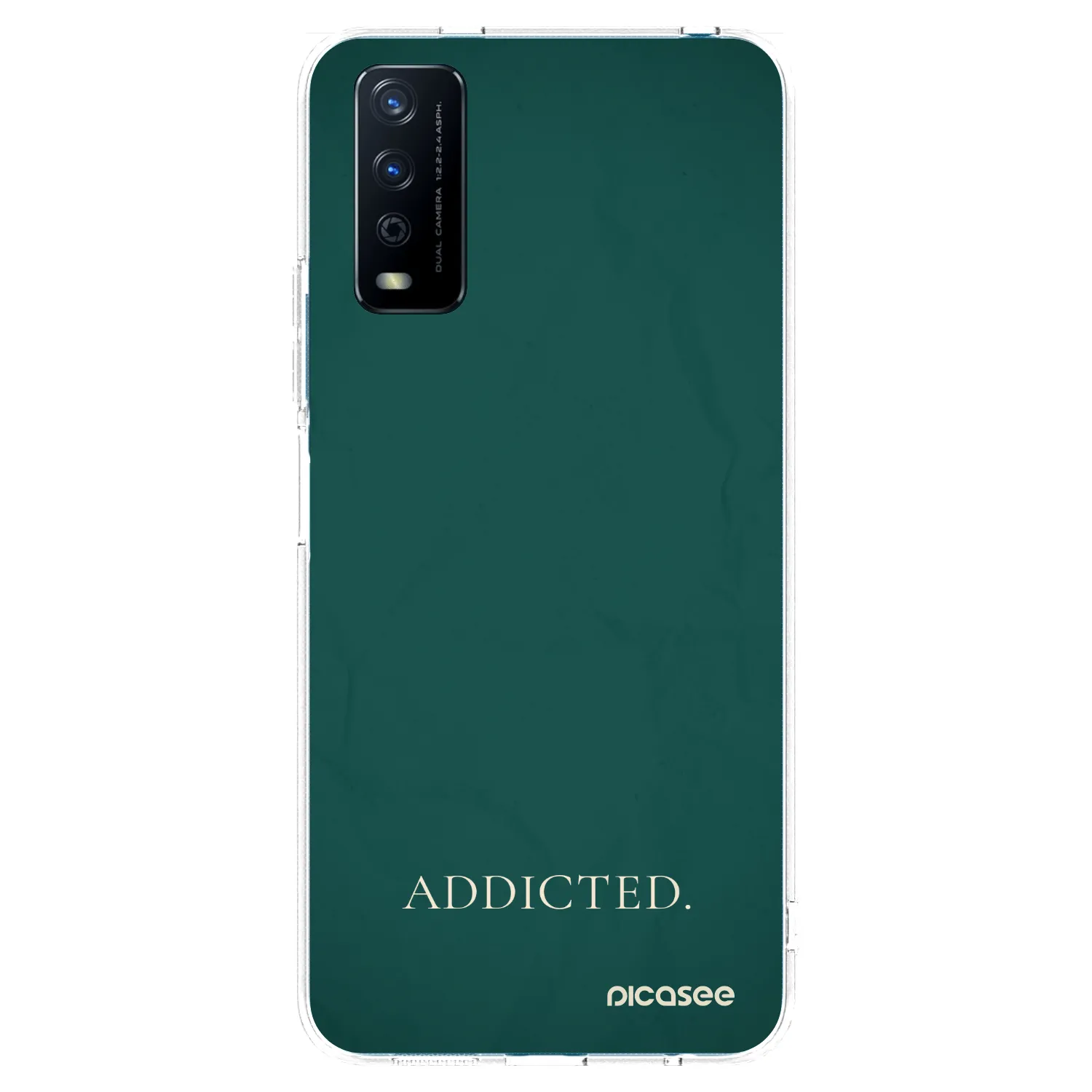 Picasee husă transparentă din silicon pentru Vivo Y11s - Addicted