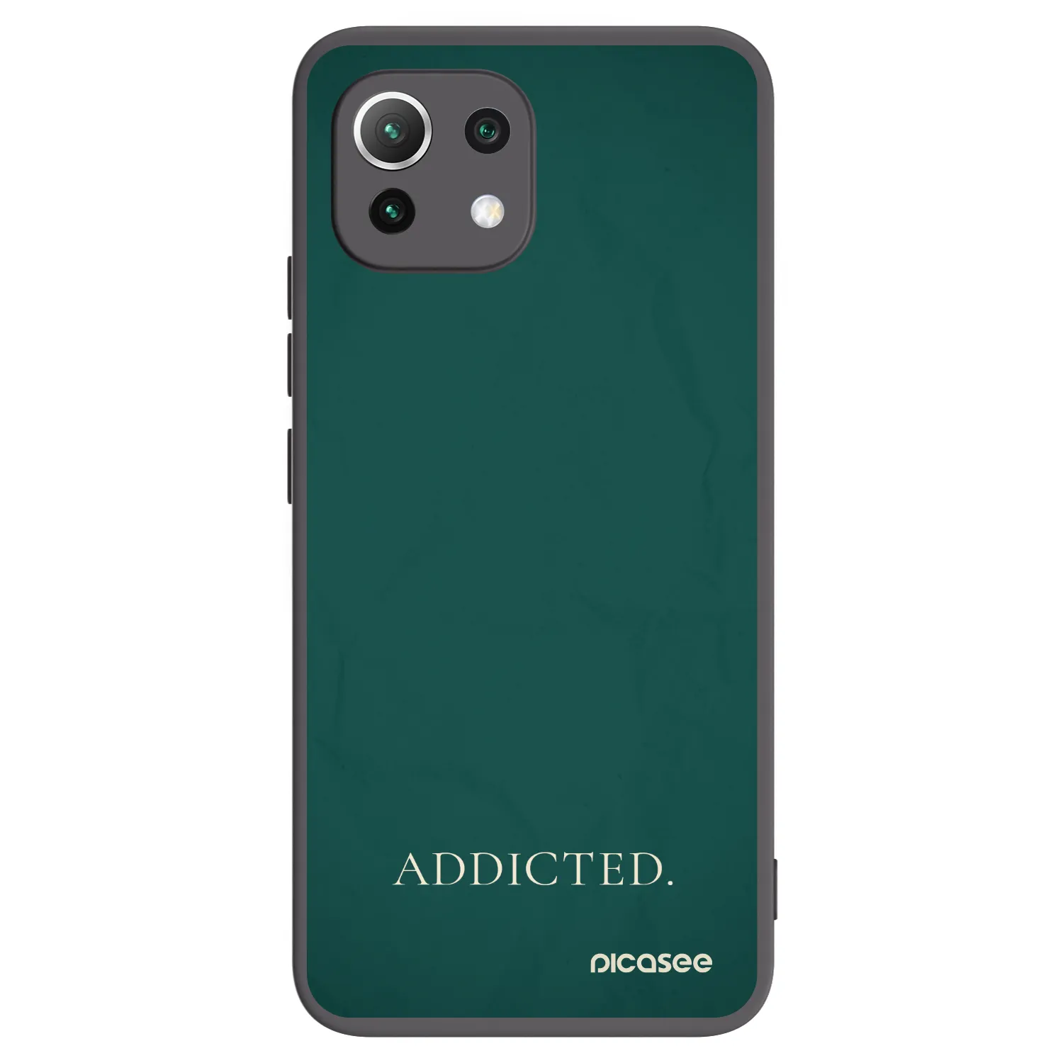 Picasee husă neagră din silicon pentru Xiaomi 11 Lite 5G NE - Addicted