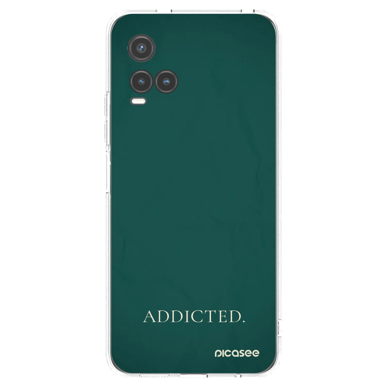 Picasee husă transparentă din silicon pentru Vivo Y33s - Addicted