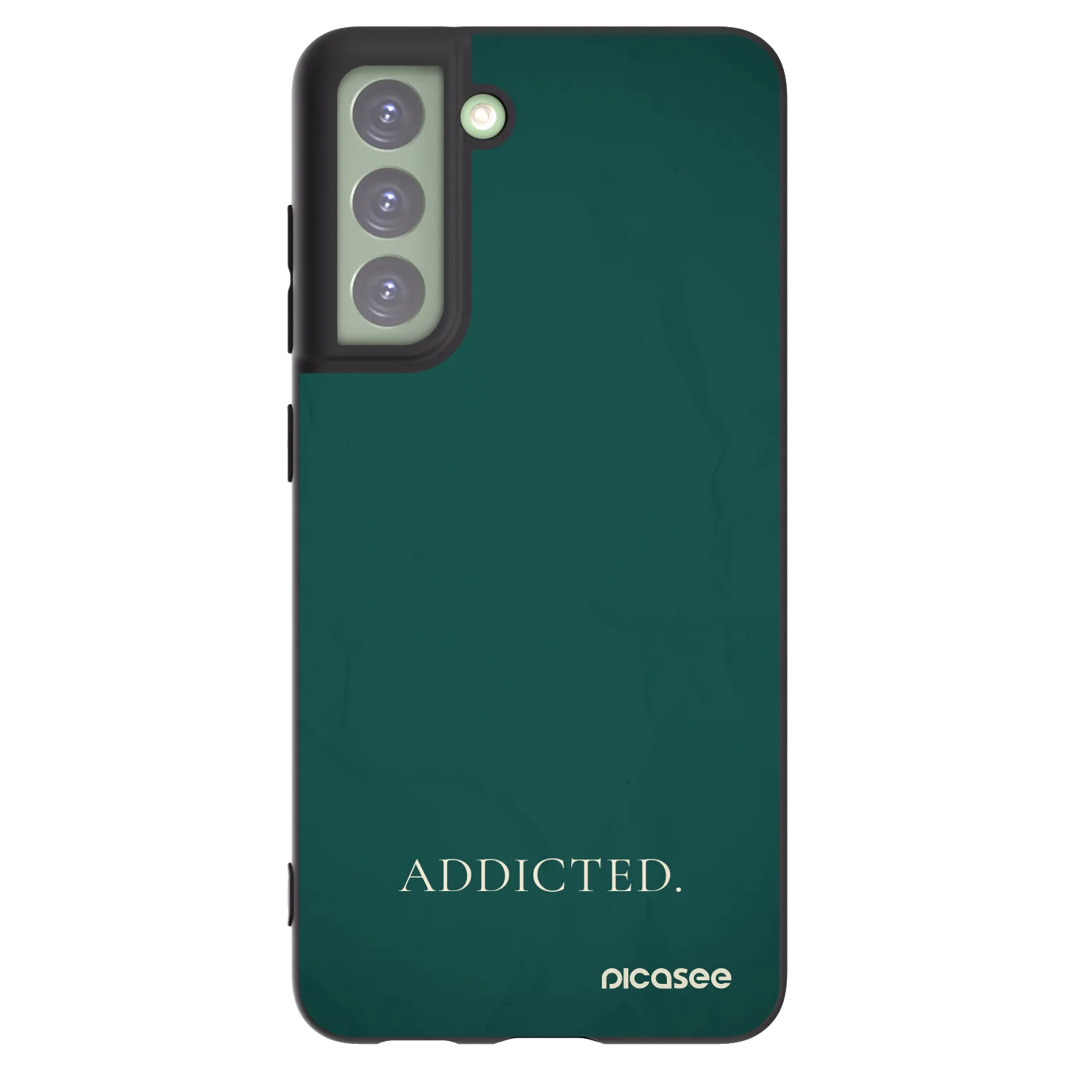 Picasee husă neagră din silicon pentru Samsung Galaxy S21 FE 5G - Addicted