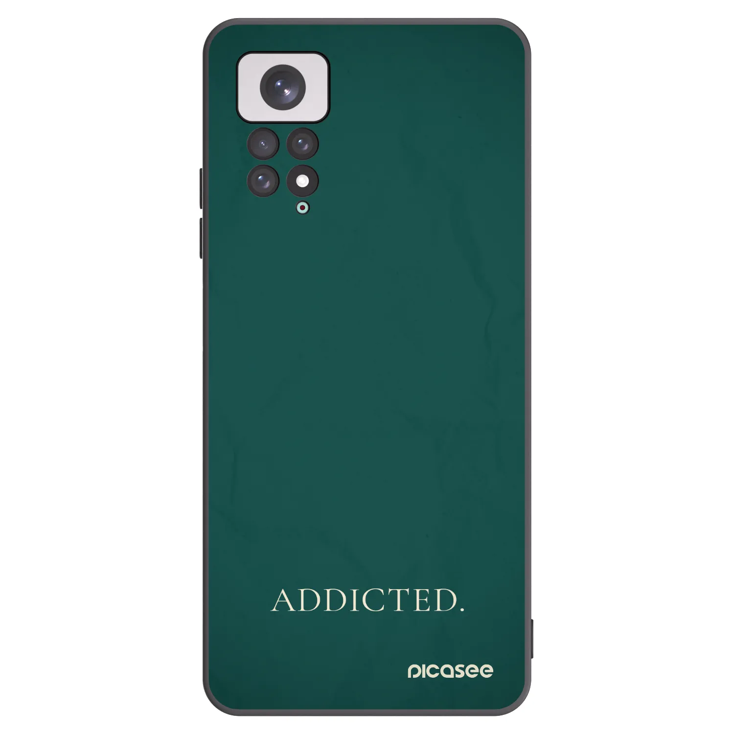 Picasee husă neagră din silicon pentru Xiaomi Redmi Note 11 - Addicted