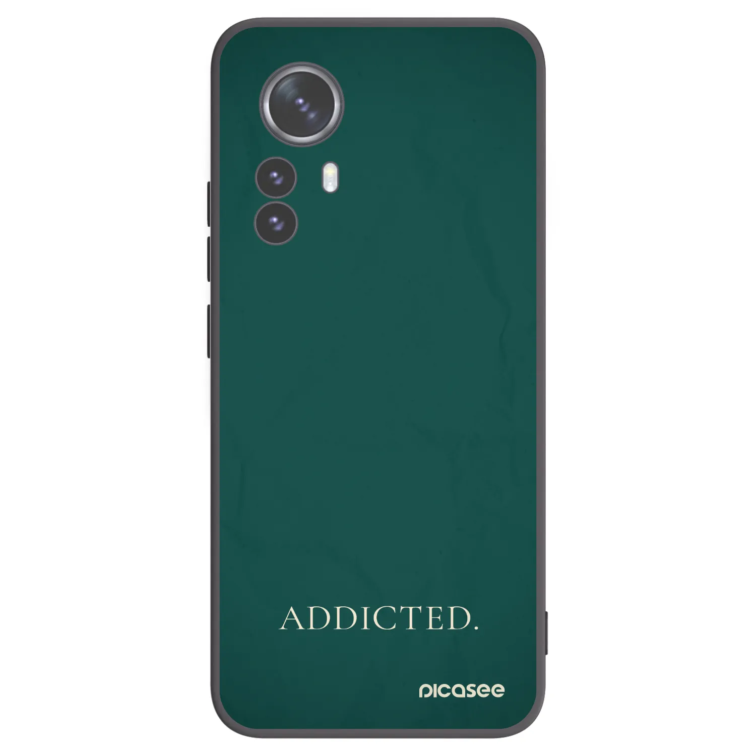 Picasee husă neagră din silicon pentru Xiaomi 12 Pro - Addicted