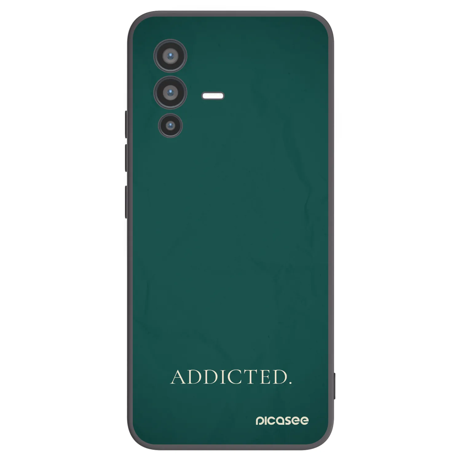 Picasee husă neagră din silicon pentru Vivo V23 5G - Addicted