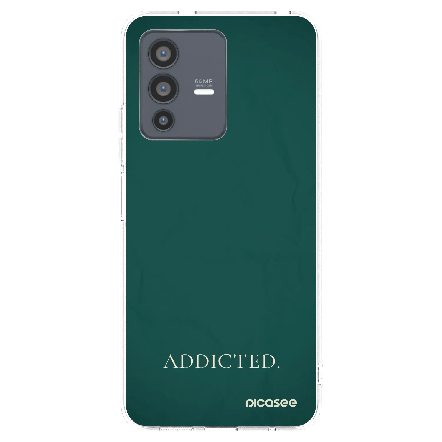 Picasee husă transparentă din silicon pentru Vivo V23 5G - Addicted