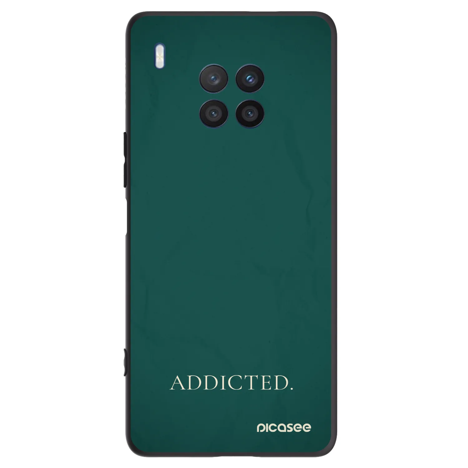 Picasee husă neagră din silicon pentru Honor 50 Lite - Addicted