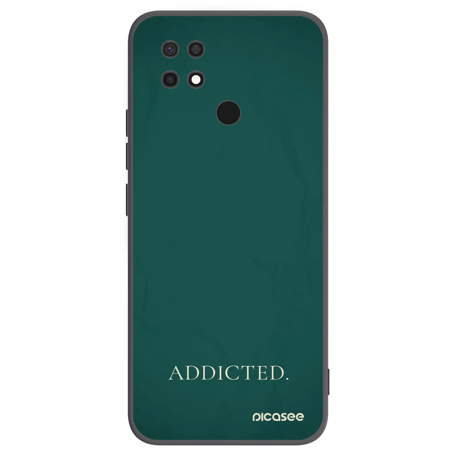 Picasee husă neagră din silicon pentru Xiaomi Redmi 10C - Addicted