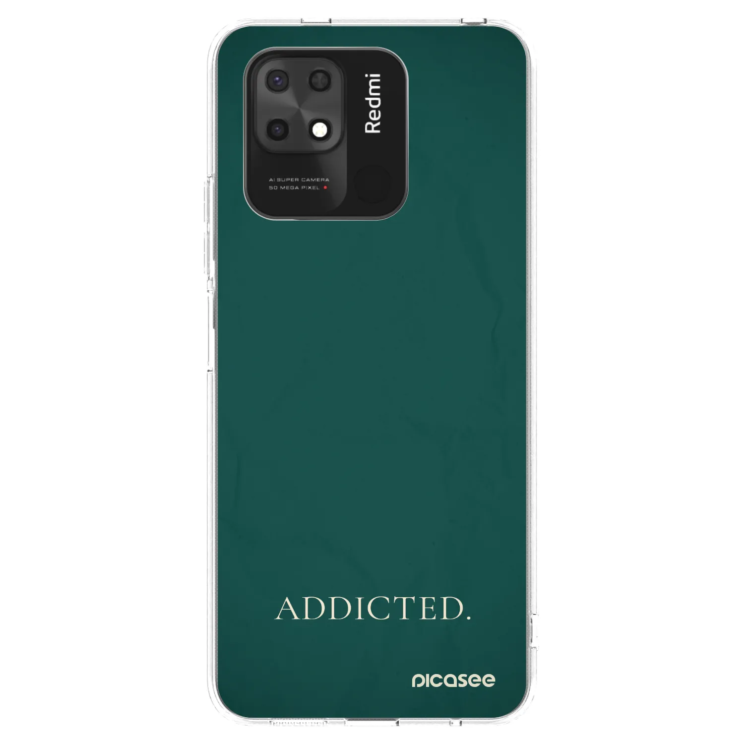 Picasee husă transparentă din silicon pentru Xiaomi Redmi 10C - Addicted