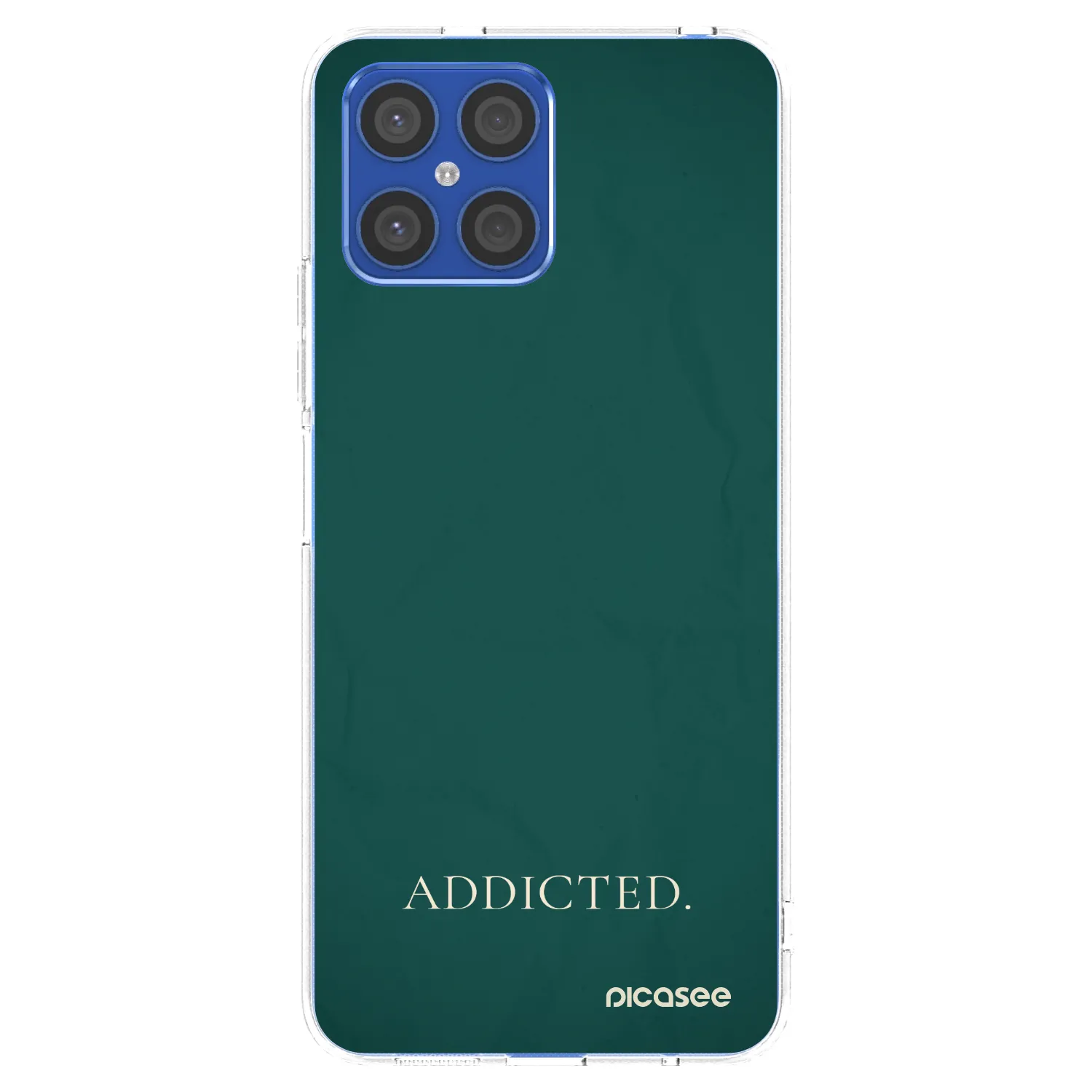 Picasee husă transparentă din silicon pentru Honor X8 4G - Addicted