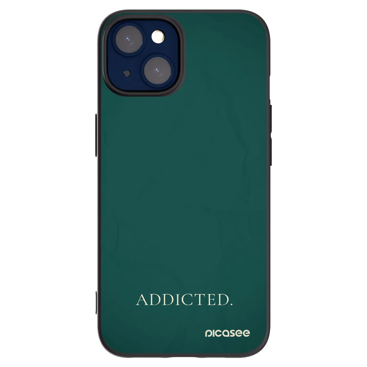 Picasee husă neagră din silicon pentru Apple iPhone 14 - Addicted