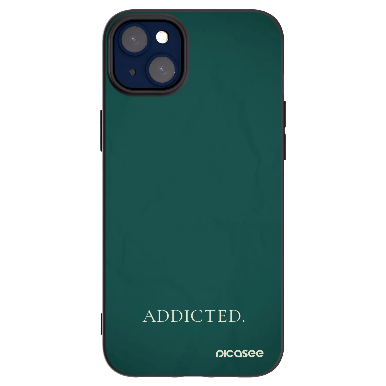 Picasee husă neagră din silicon pentru Apple iPhone 14 Plus - Addicted