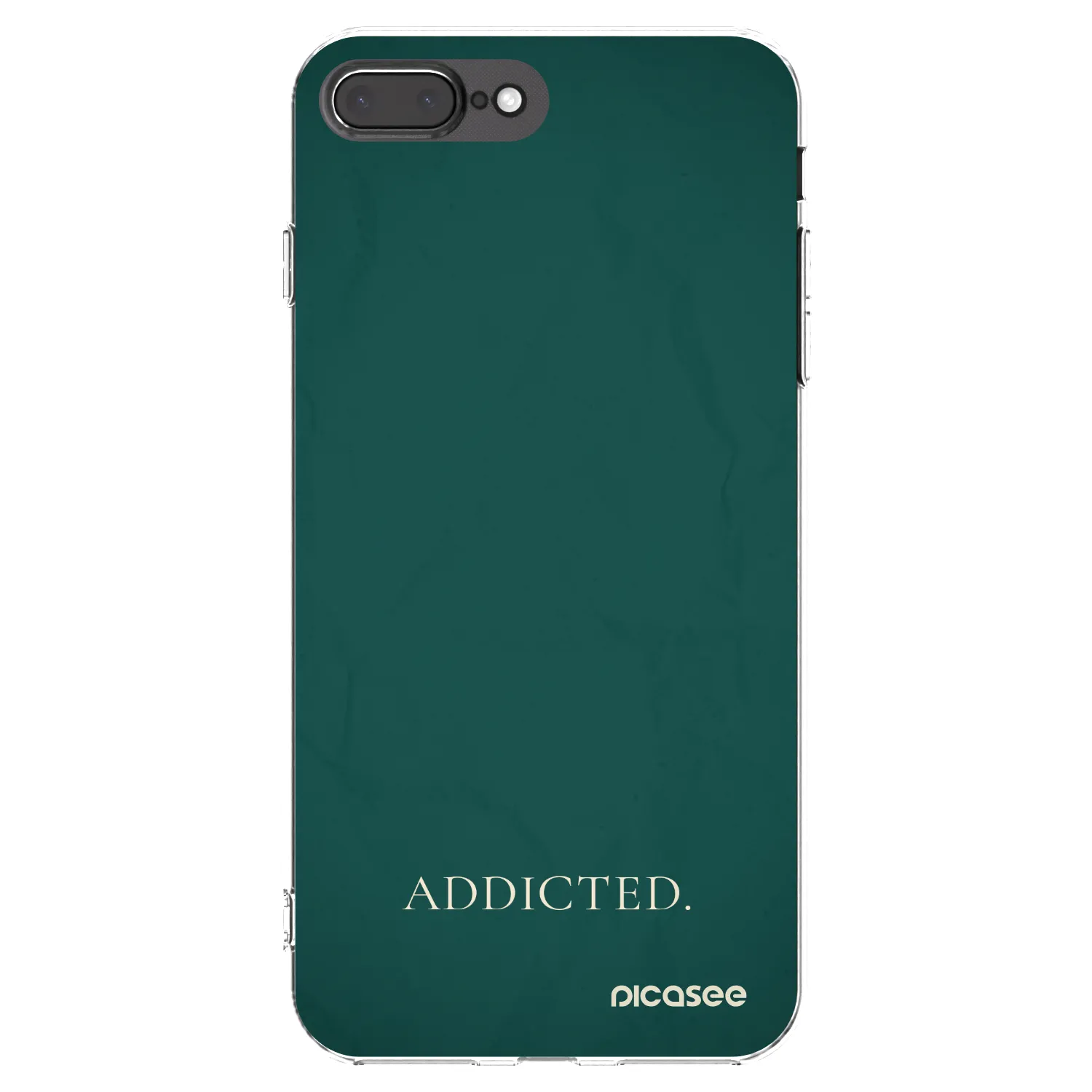 Picasee husă transparentă din silicon pentru Apple iPhone 8 Plus - Addicted