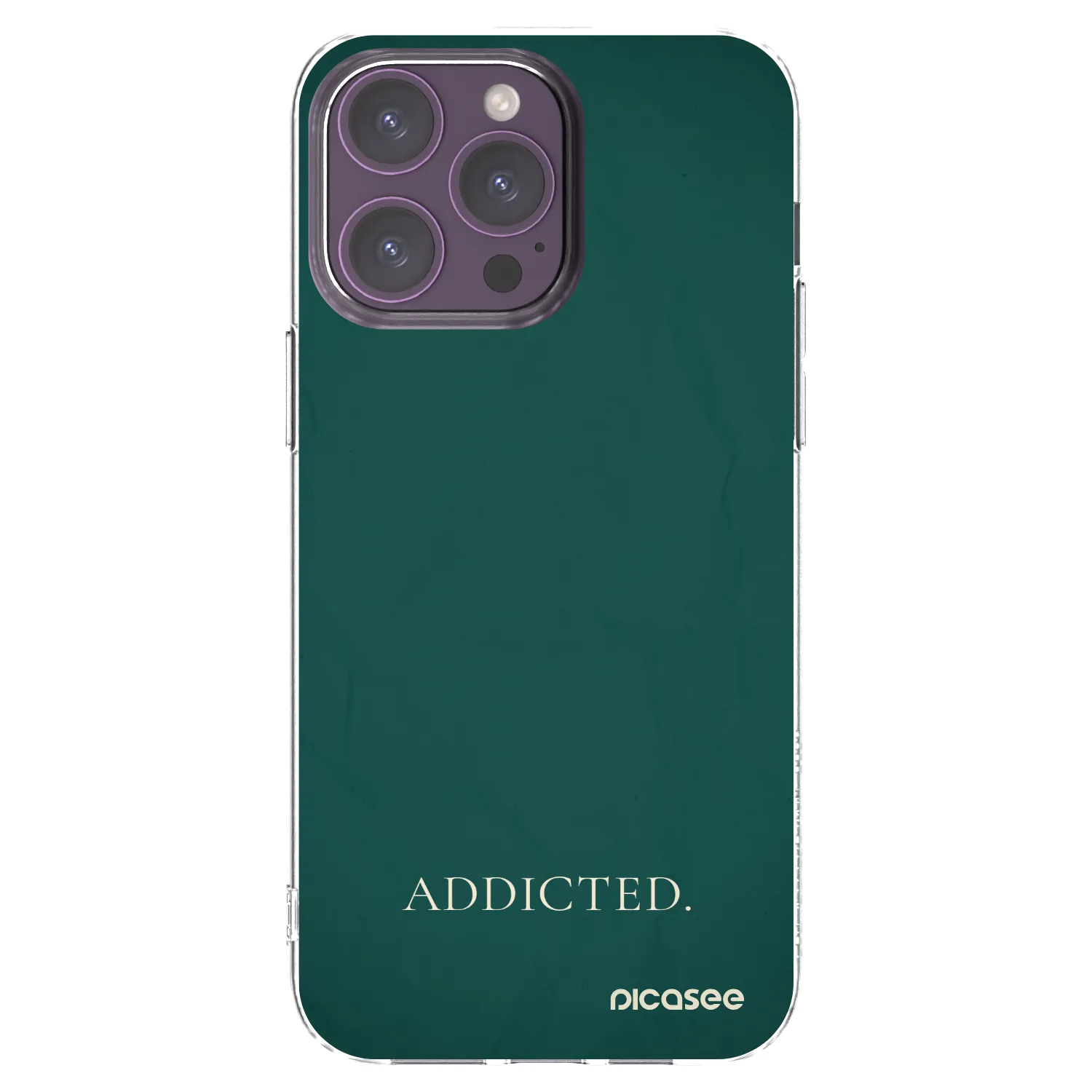 Picasee husă transparentă din silicon pentru Apple iPhone 14 Pro Max - Addicted