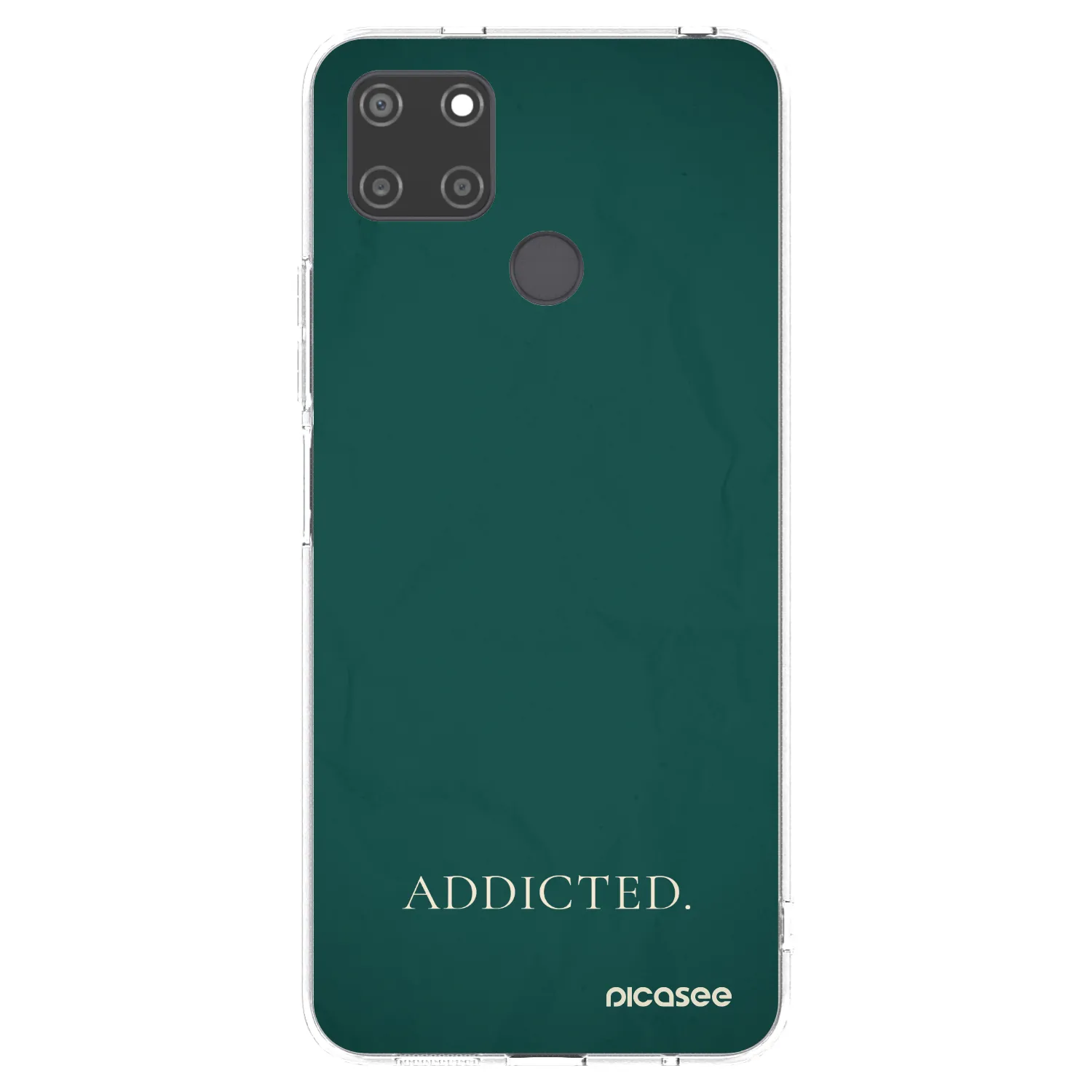 Picasee husă transparentă din silicon pentru Realme C21Y - Addicted