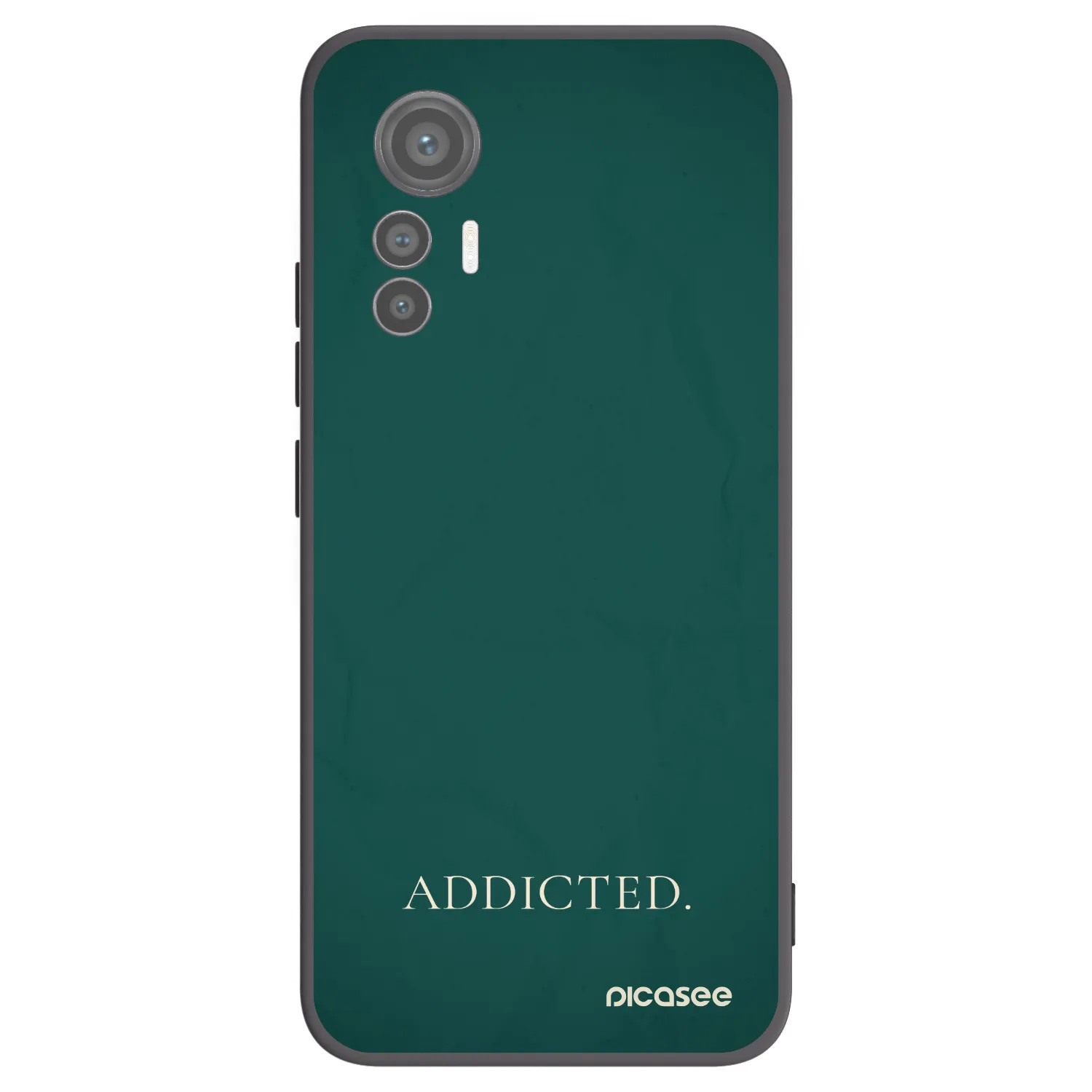 Picasee husă neagră din silicon pentru Xiaomi 12 Lite - Addicted
