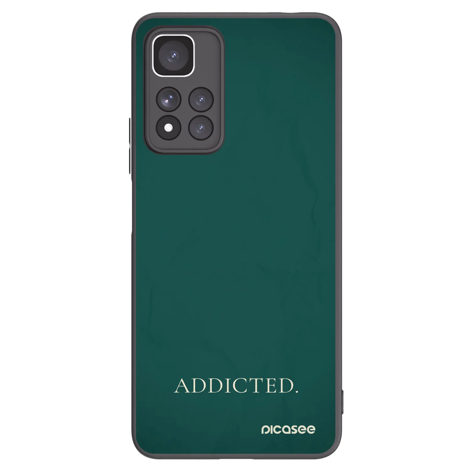 Picasee husă neagră din silicon pentru Xiaomi Redmi Note 11 Pro+ 5G - Addicted