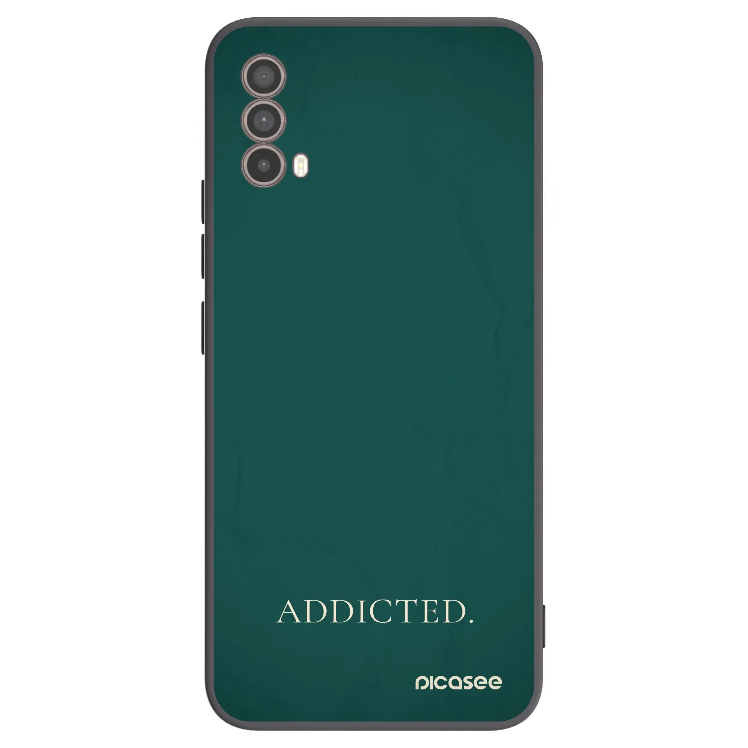 Picasee husă neagră din silicon pentru Motorola Moto E40 - Addicted