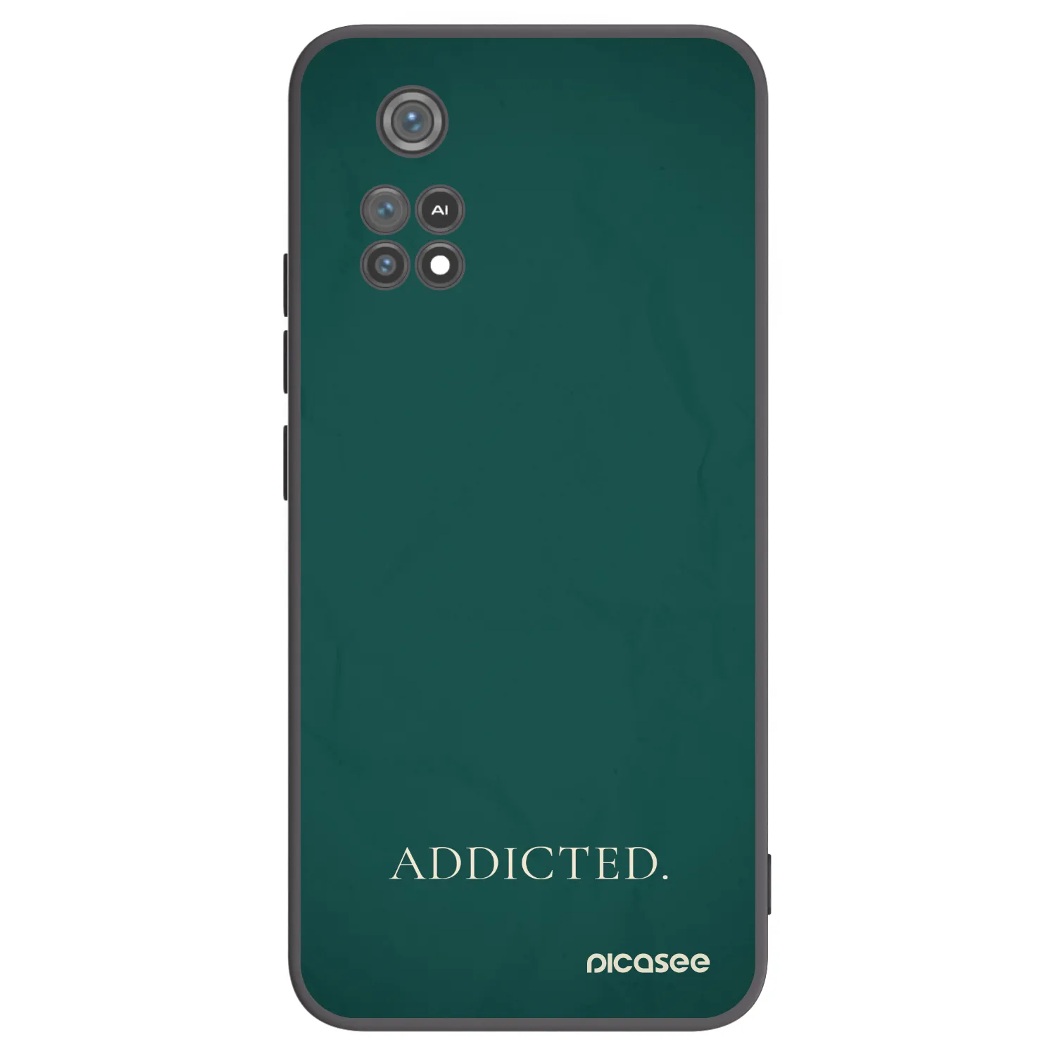 Picasee husă neagră din silicon pentru Xiaomi Poco M4 Pro - Addicted