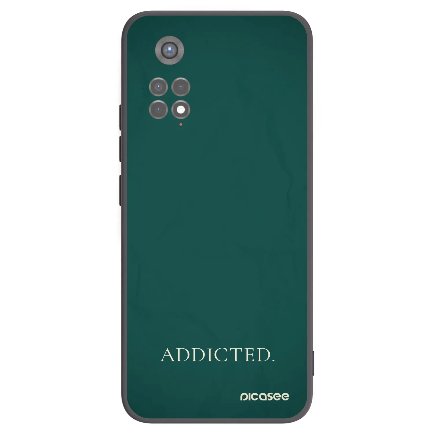 Picasee husă neagră din silicon pentru Xiaomi Redmi Note 11S 5G - Addicted