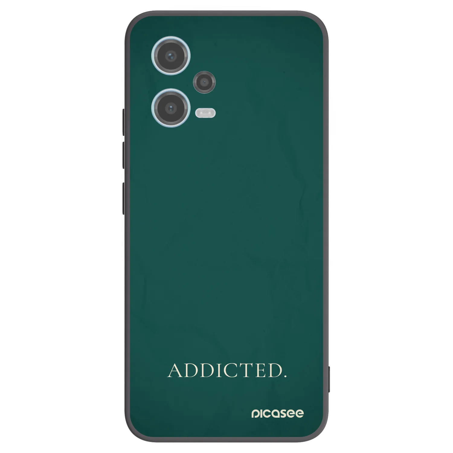 Picasee husă neagră din silicon pentru Xiaomi Redmi Note 12 5G - Addicted